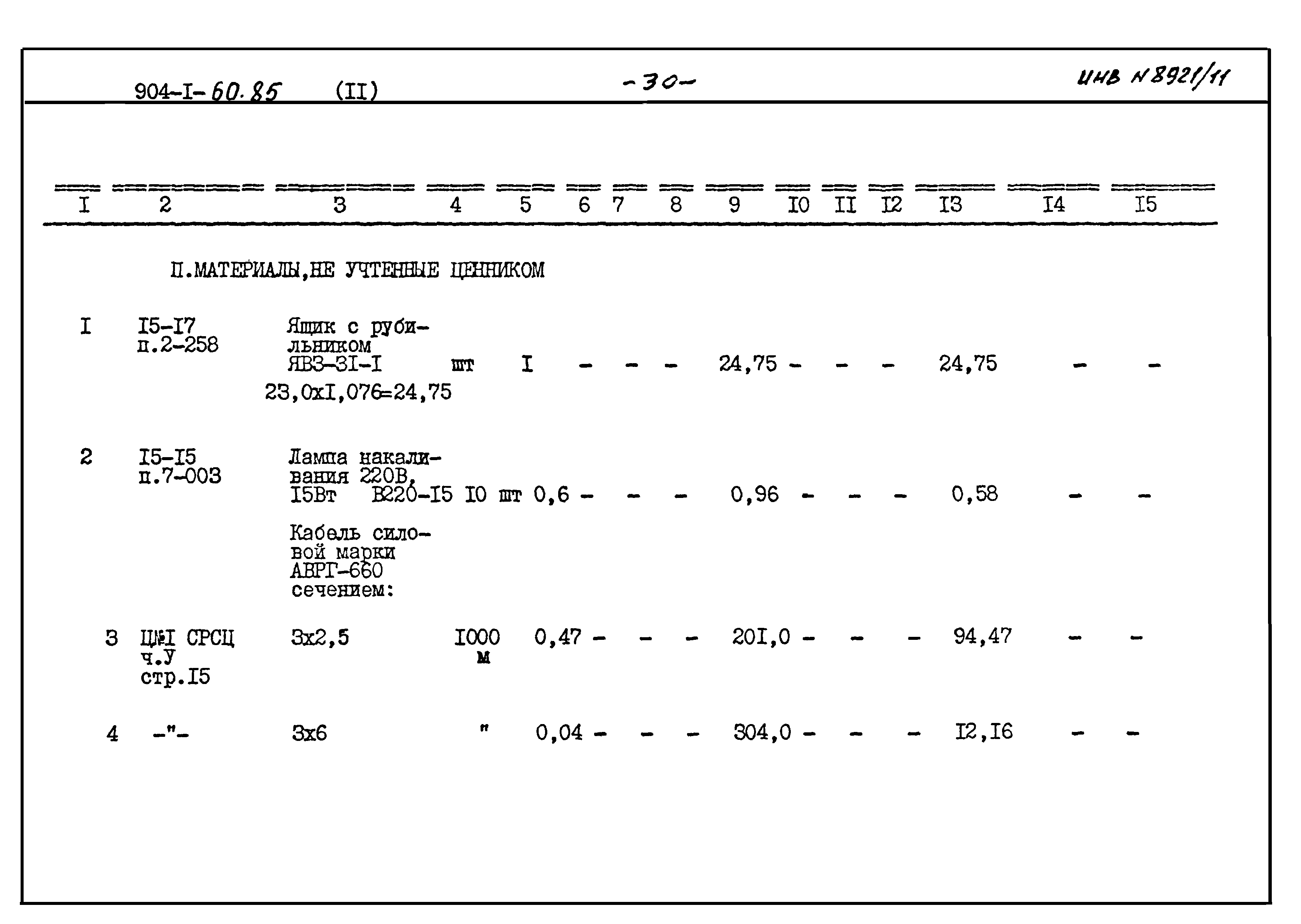Типовой проект 904-1-60.85