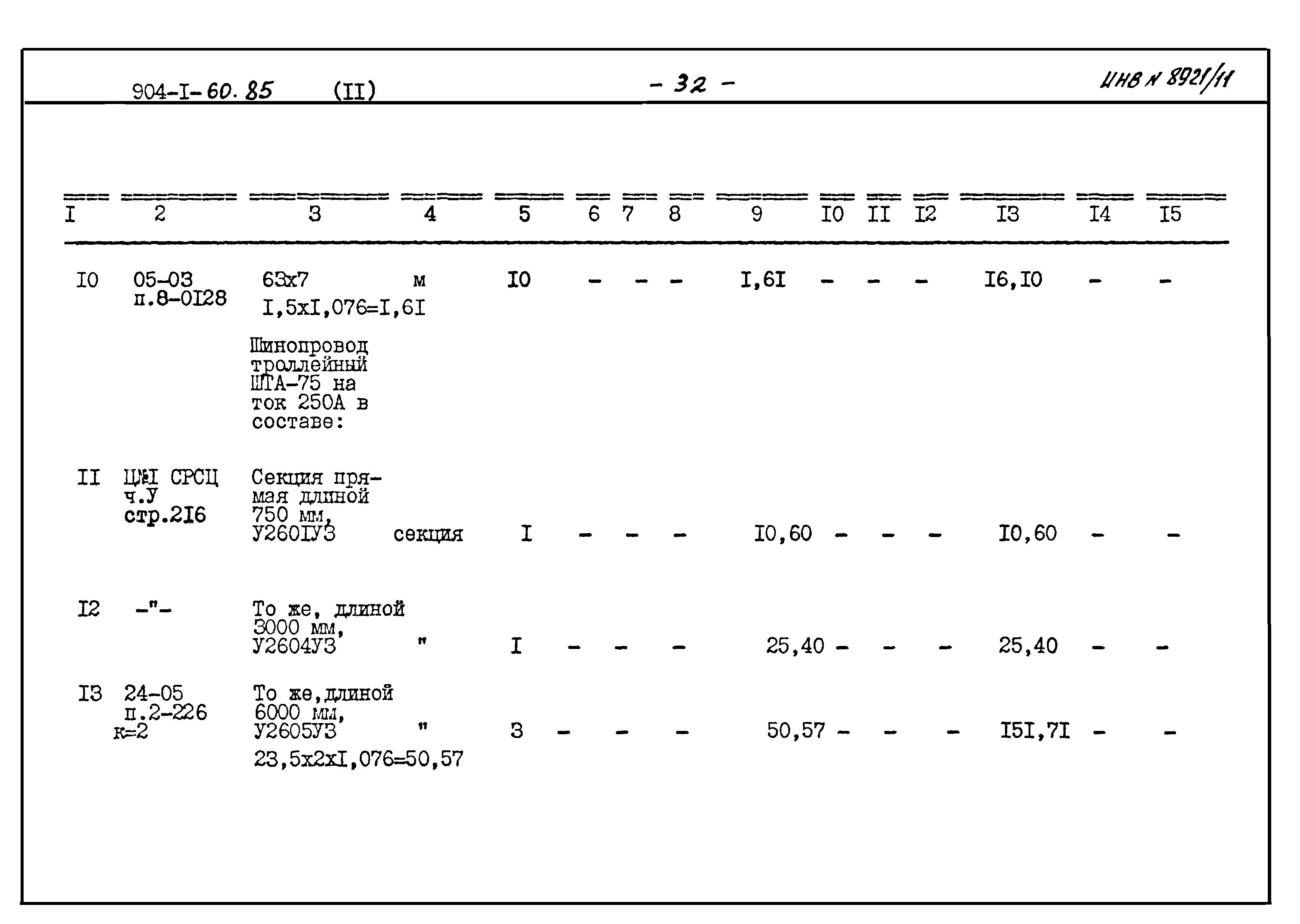 Типовой проект 904-1-60.85