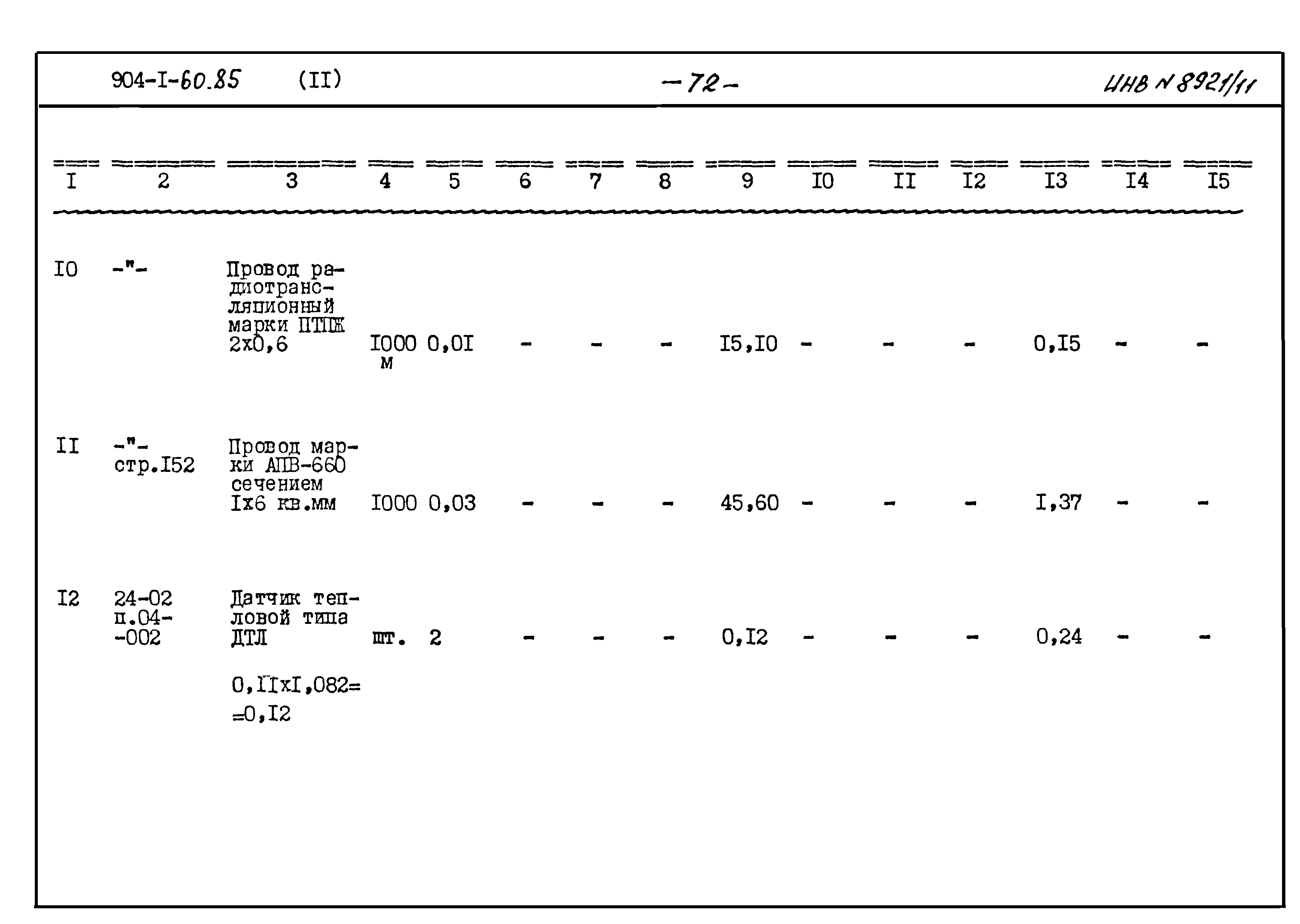 Типовой проект 904-1-60.85