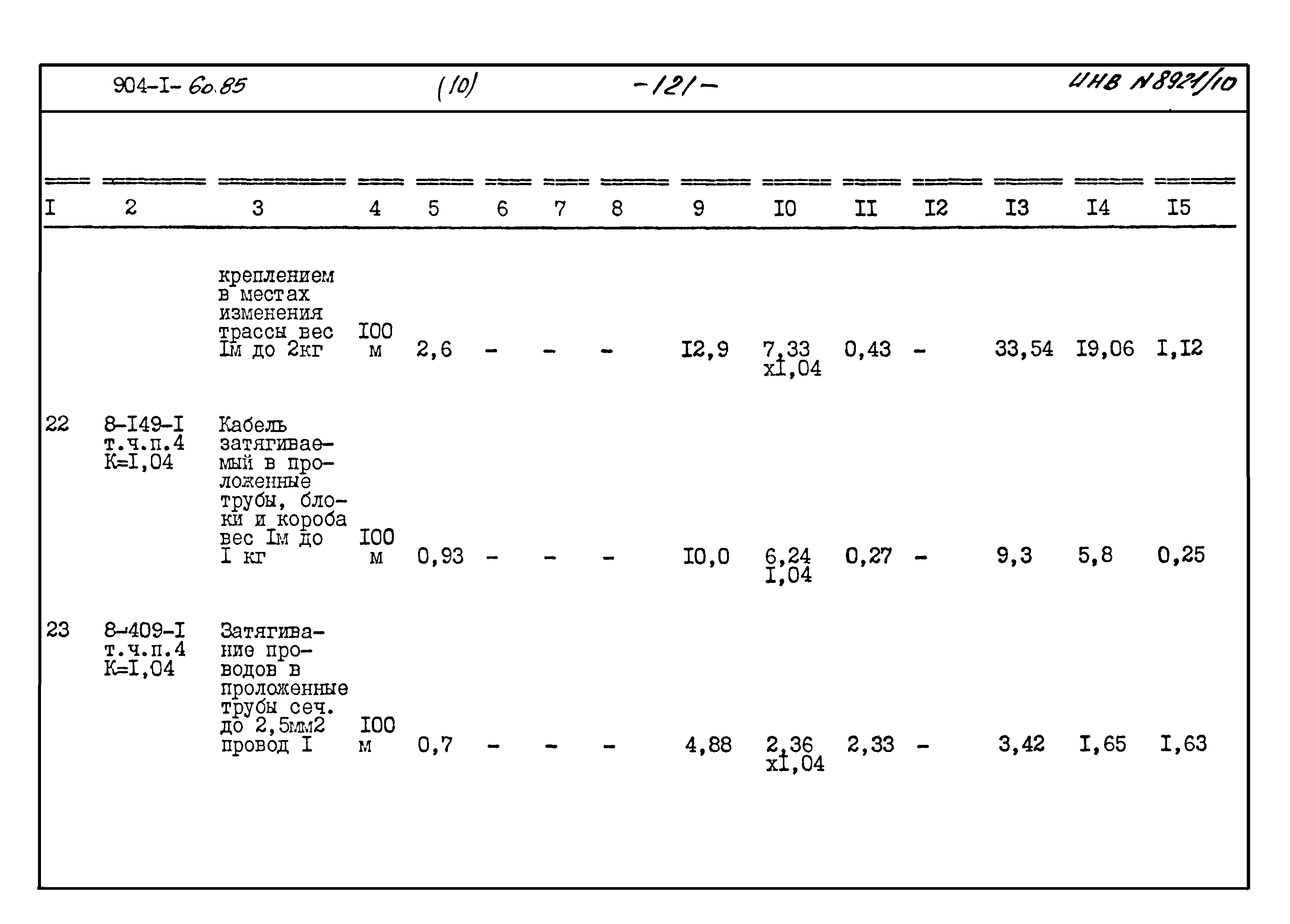 Типовой проект 904-1-60.85