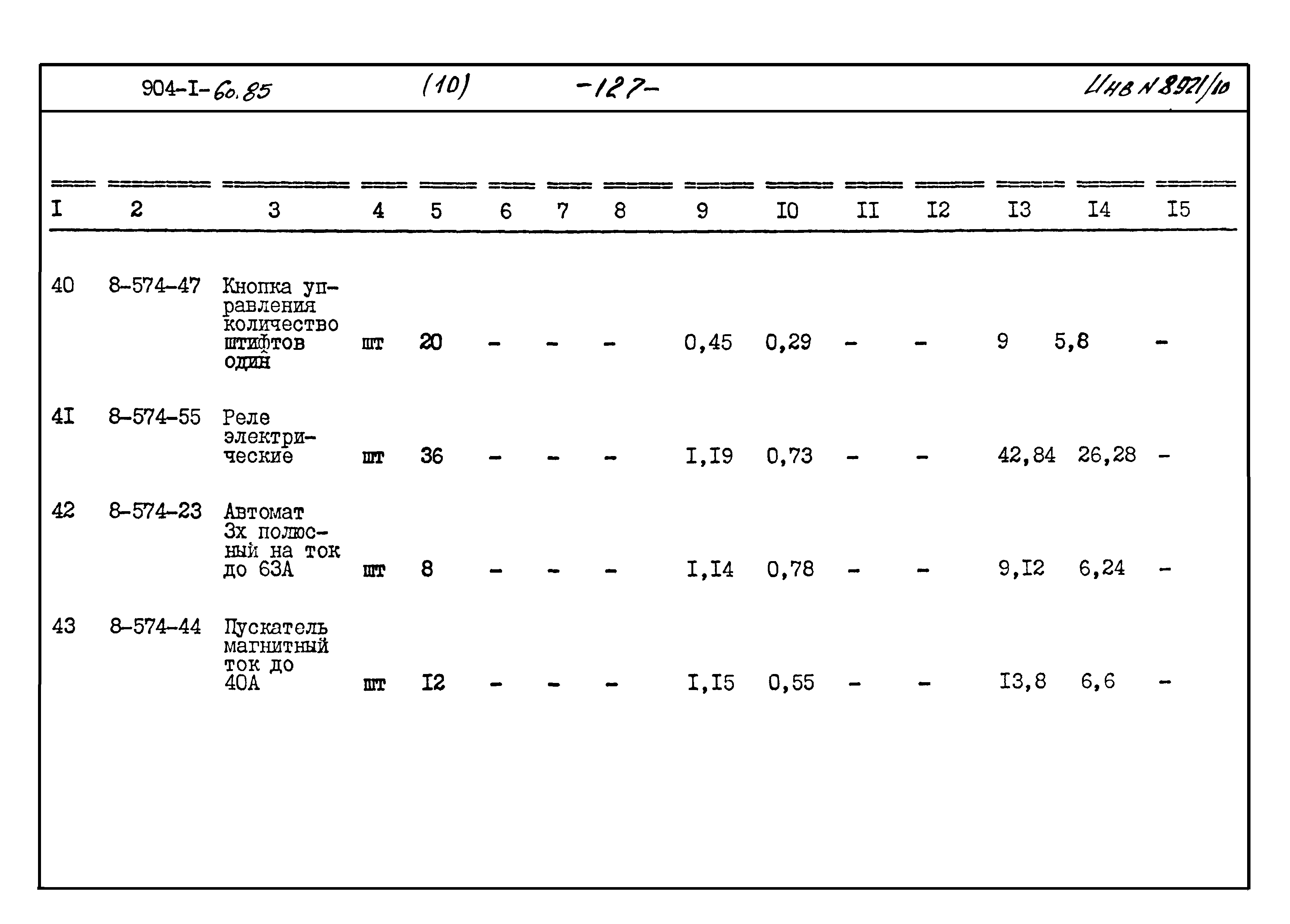 Типовой проект 904-1-60.85