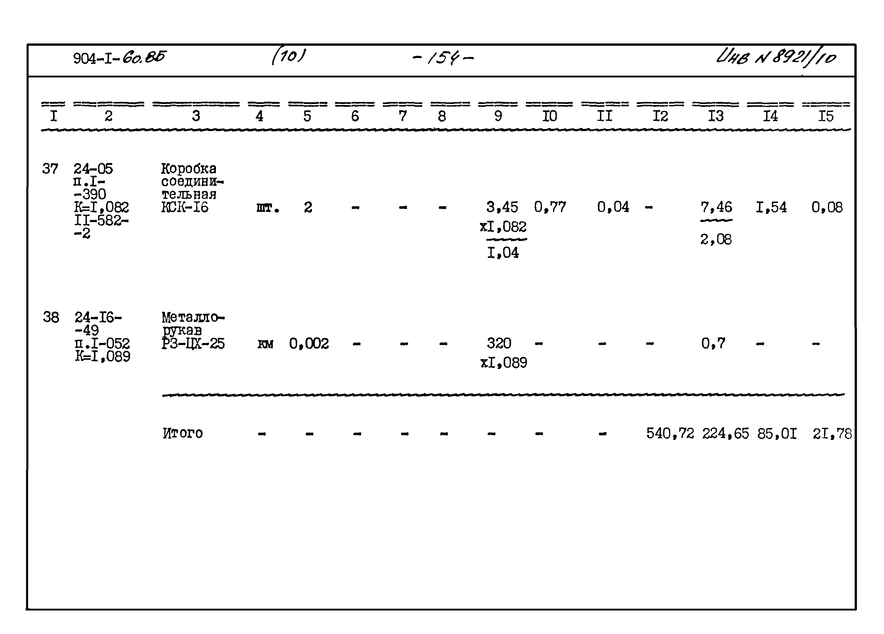Типовой проект 904-1-60.85