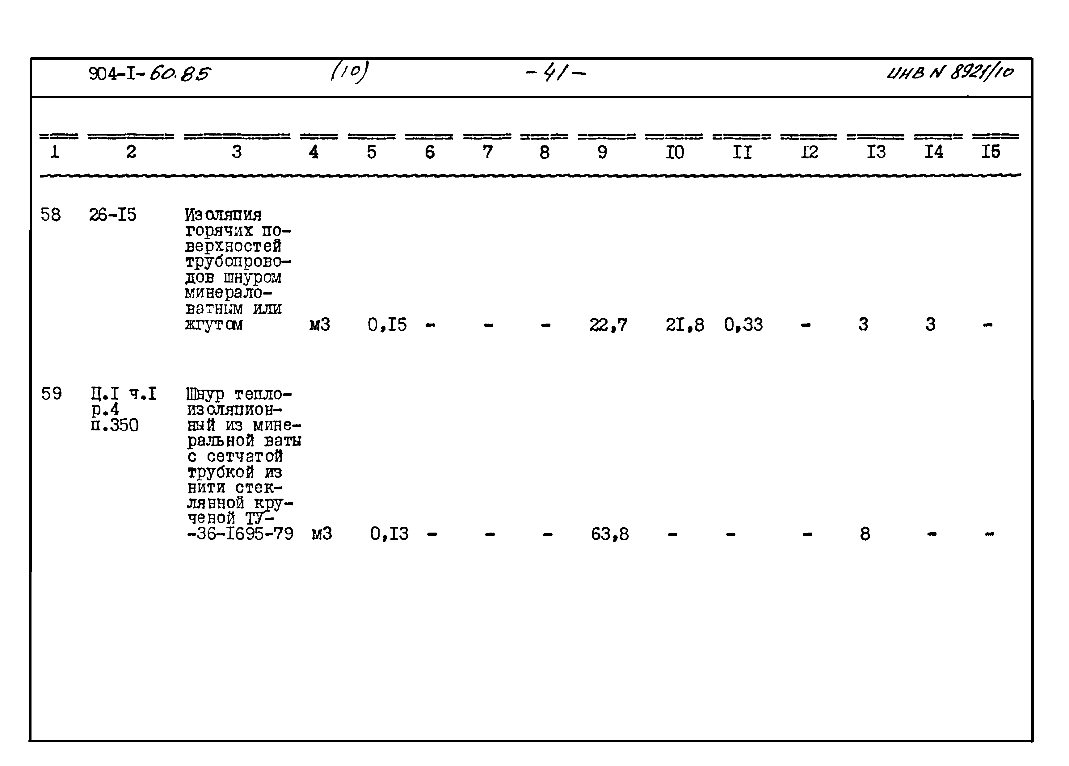 Типовой проект 904-1-60.85
