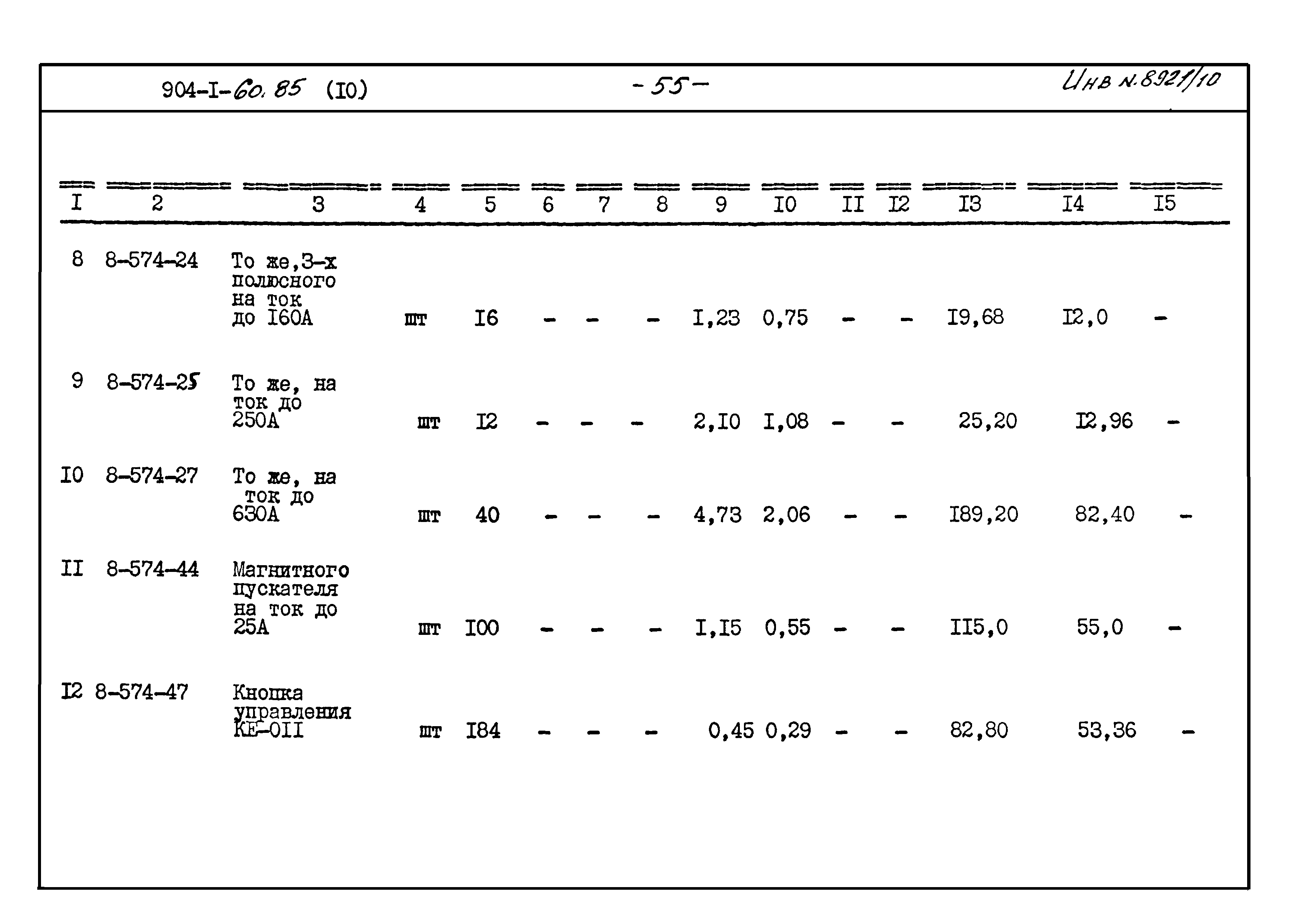 Типовой проект 904-1-60.85