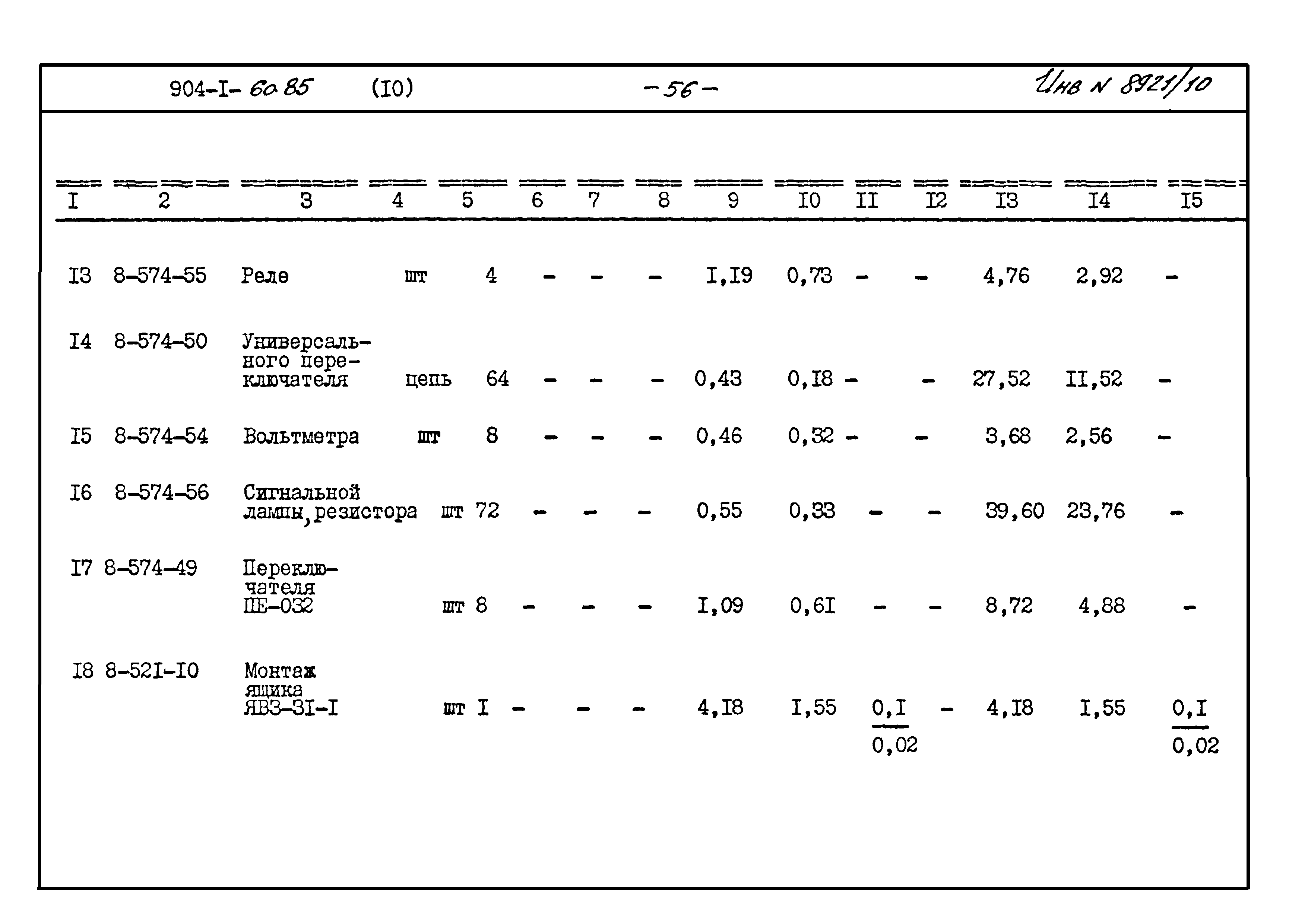 Типовой проект 904-1-60.85