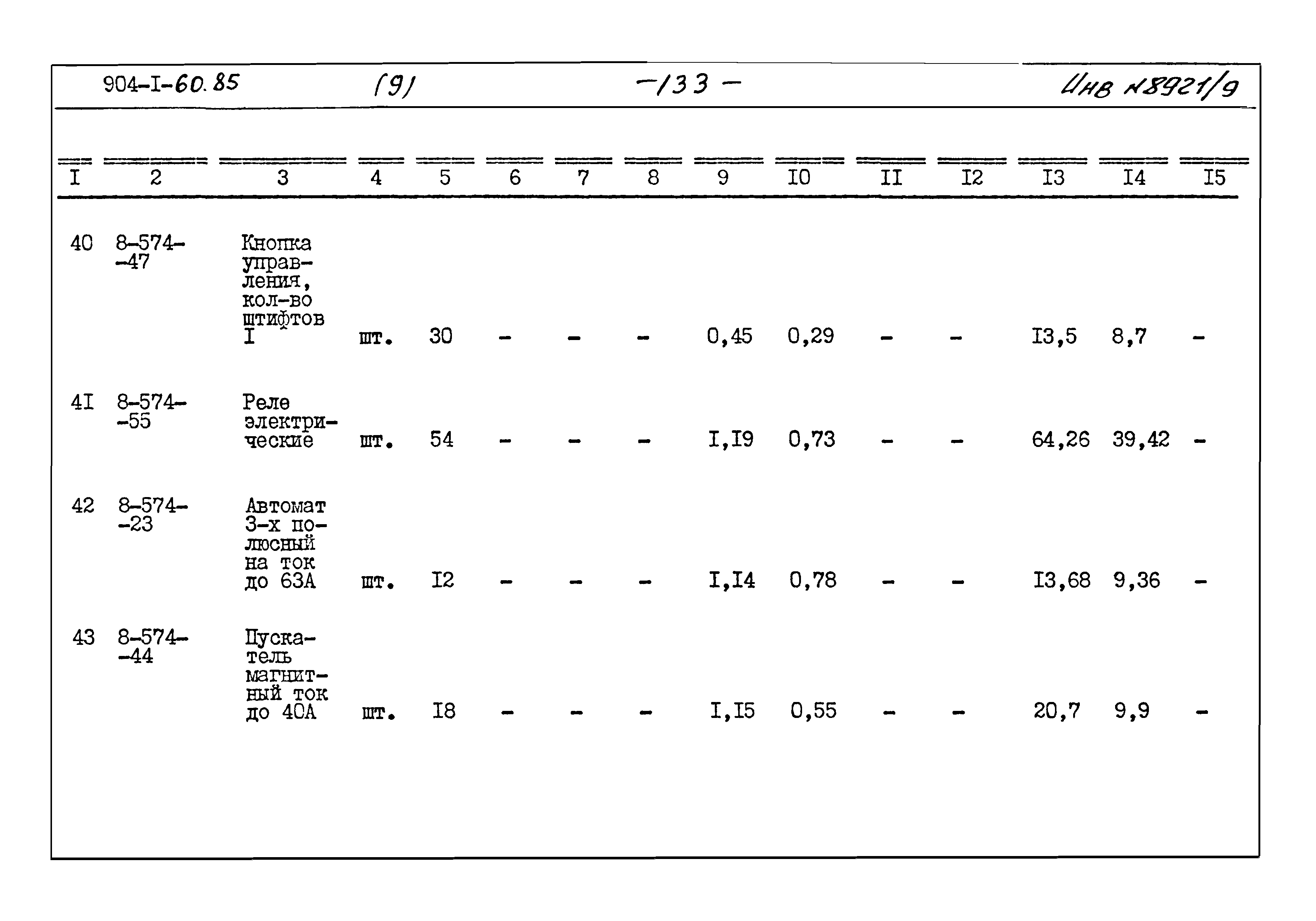 Типовой проект 904-1-60.85