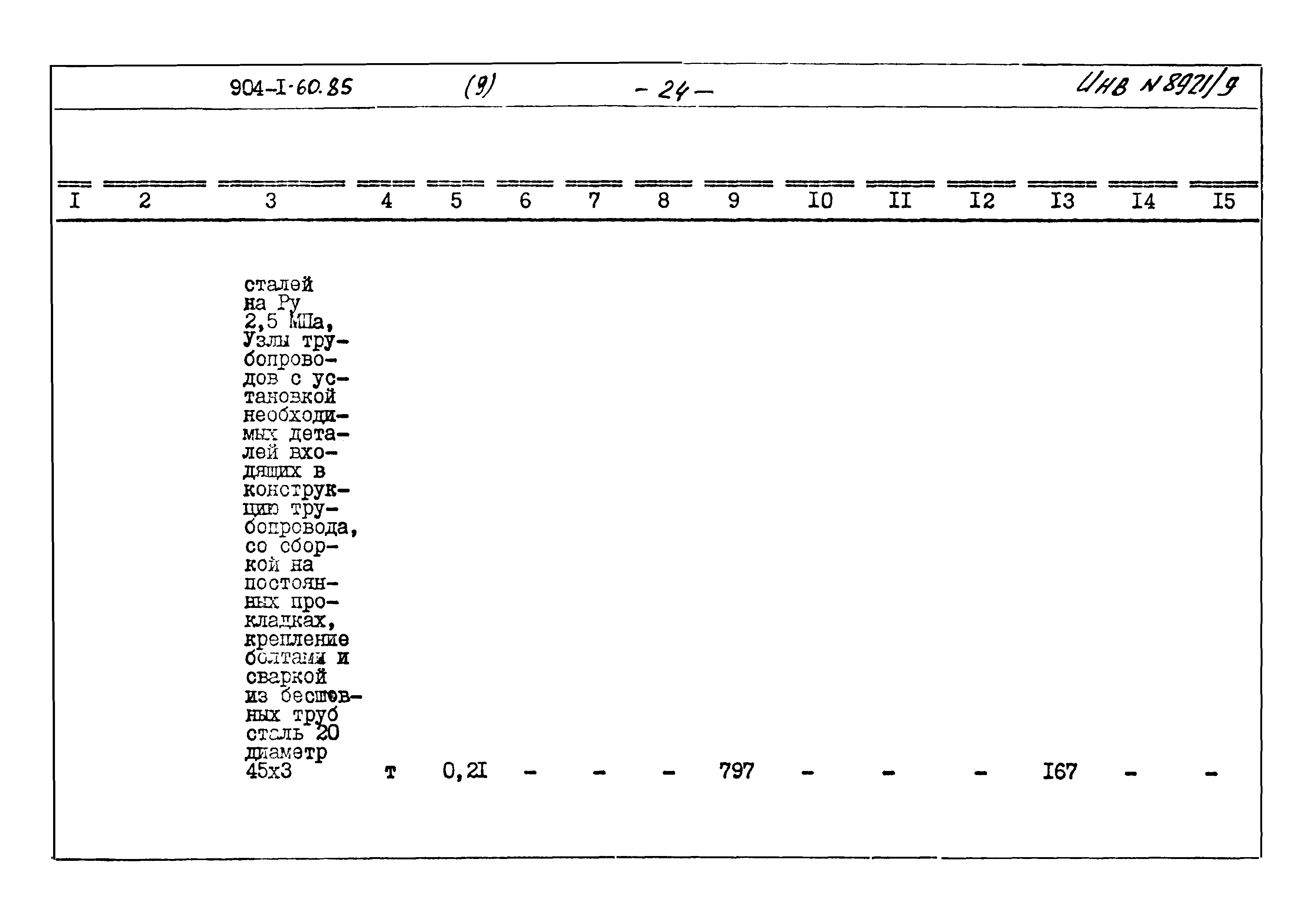 Типовой проект 904-1-60.85