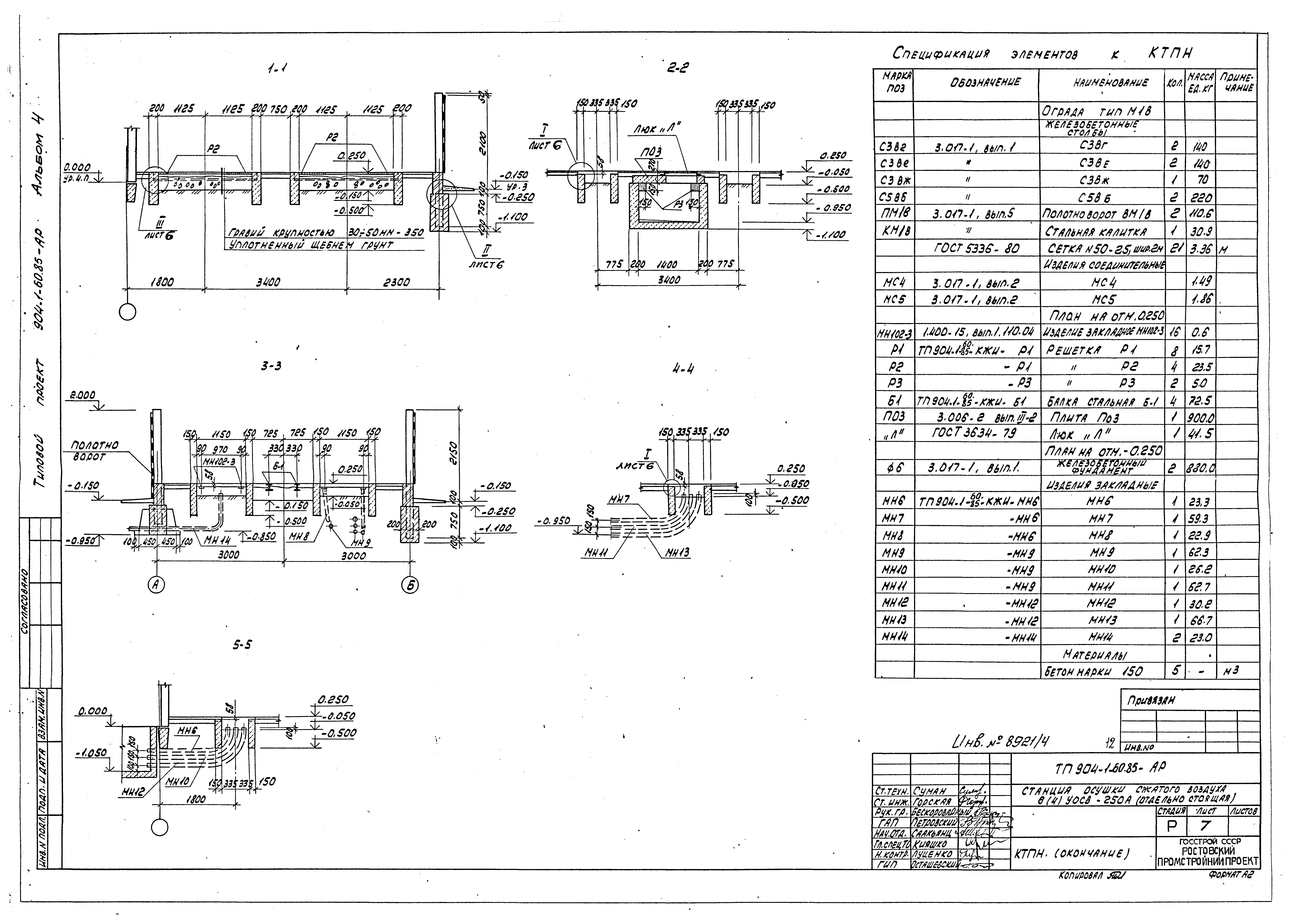 Типовой проект 904-1-60.85