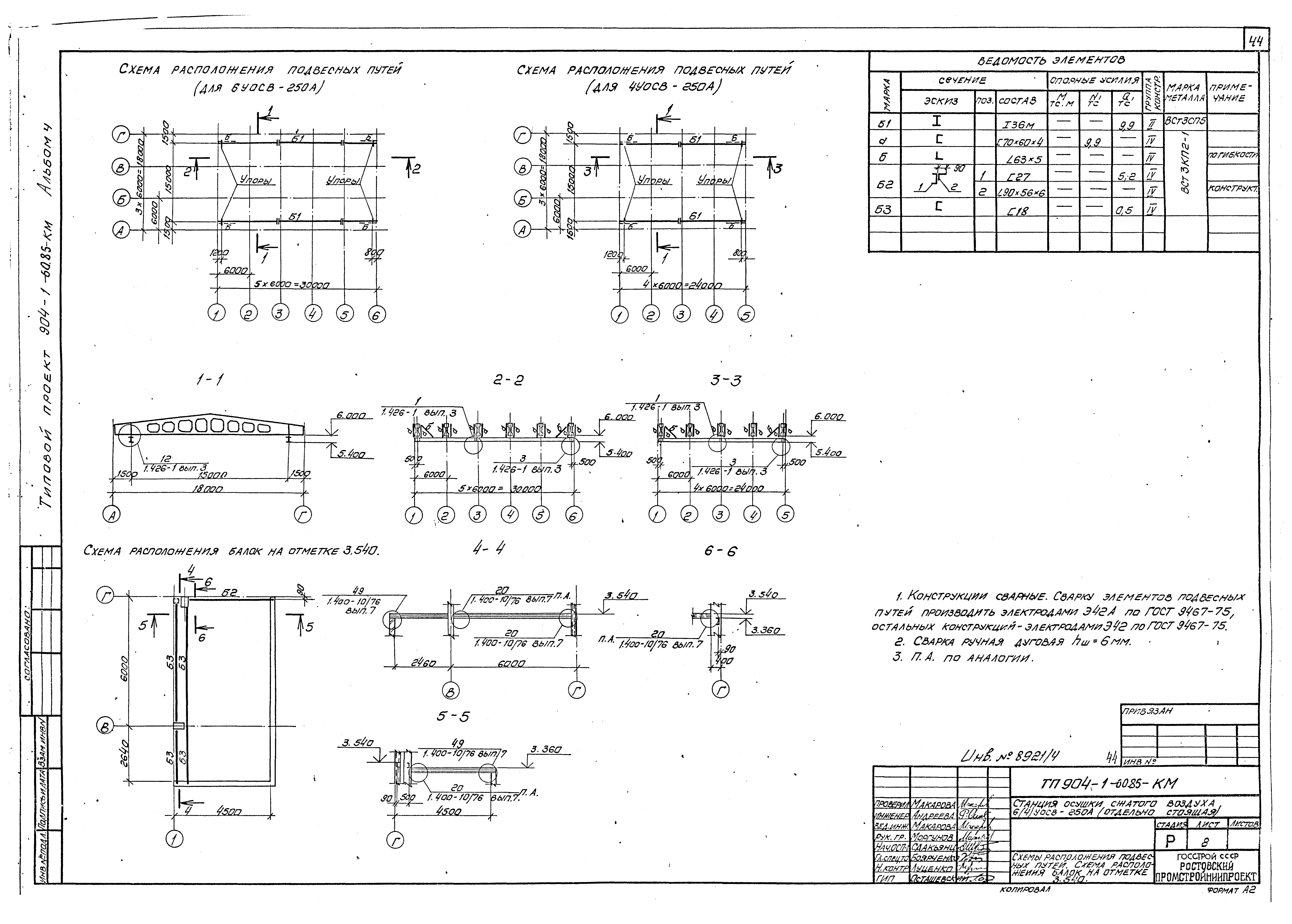 Типовой проект 904-1-60.85