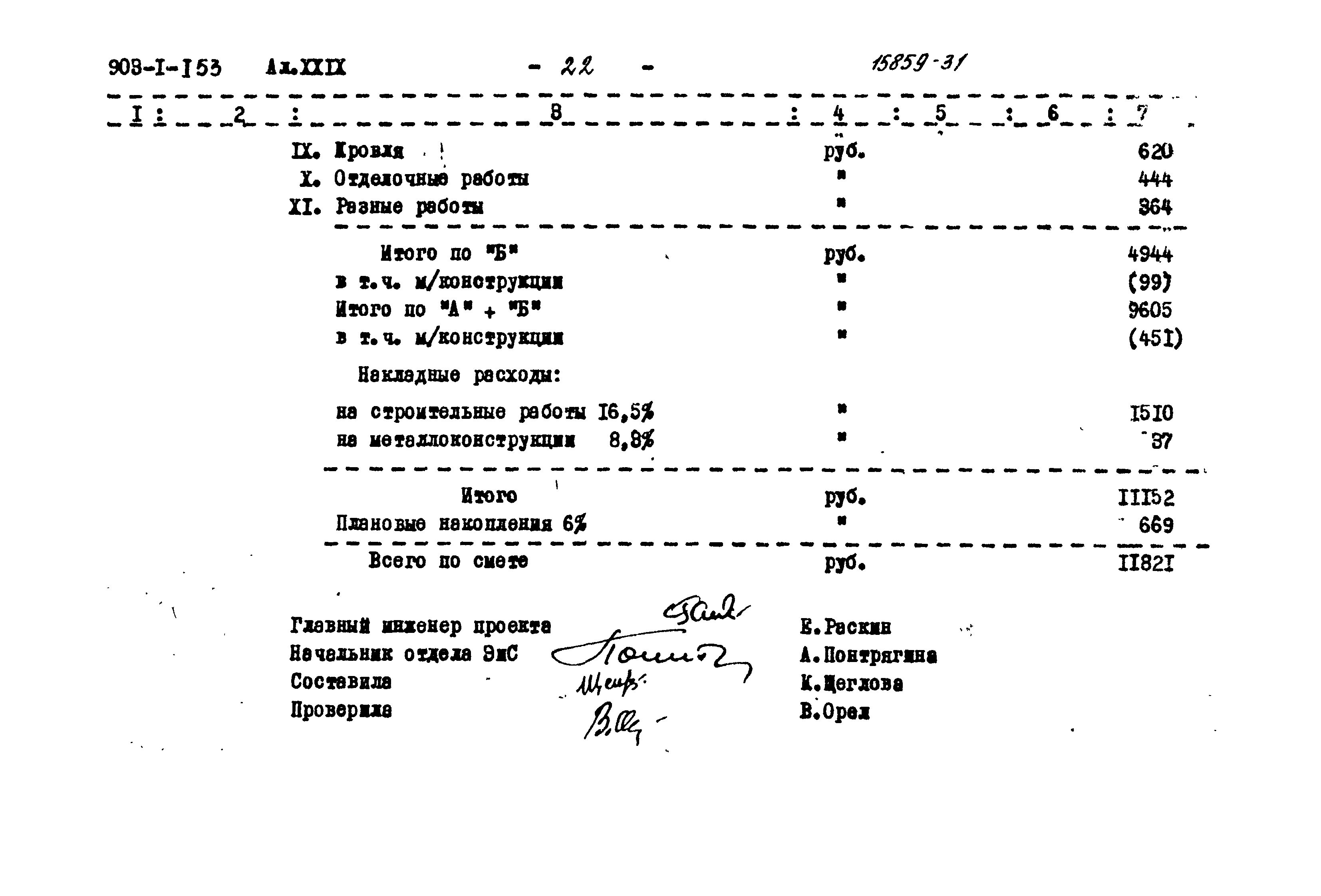 Типовой проект 903-1-153