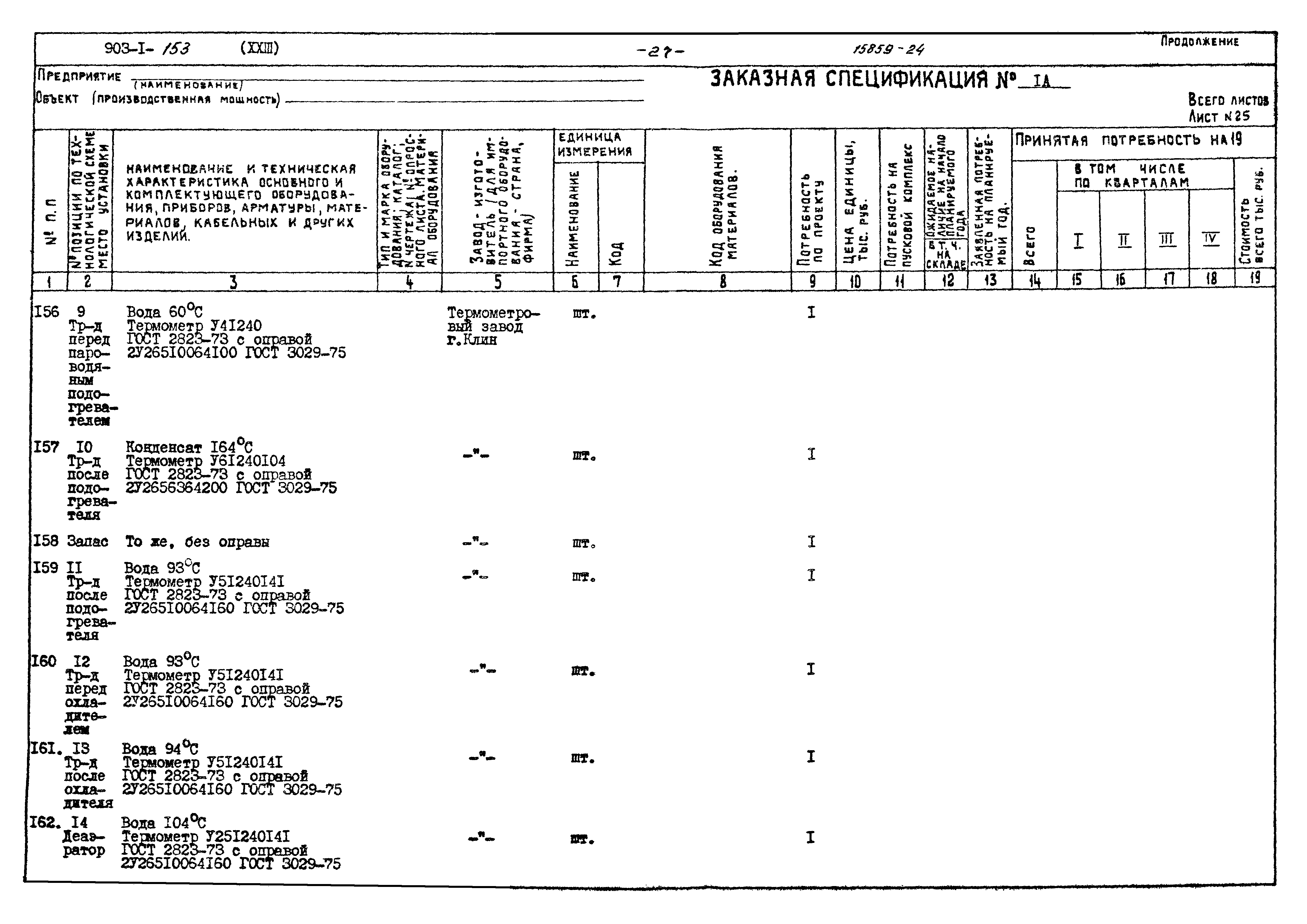 Типовой проект 903-1-153
