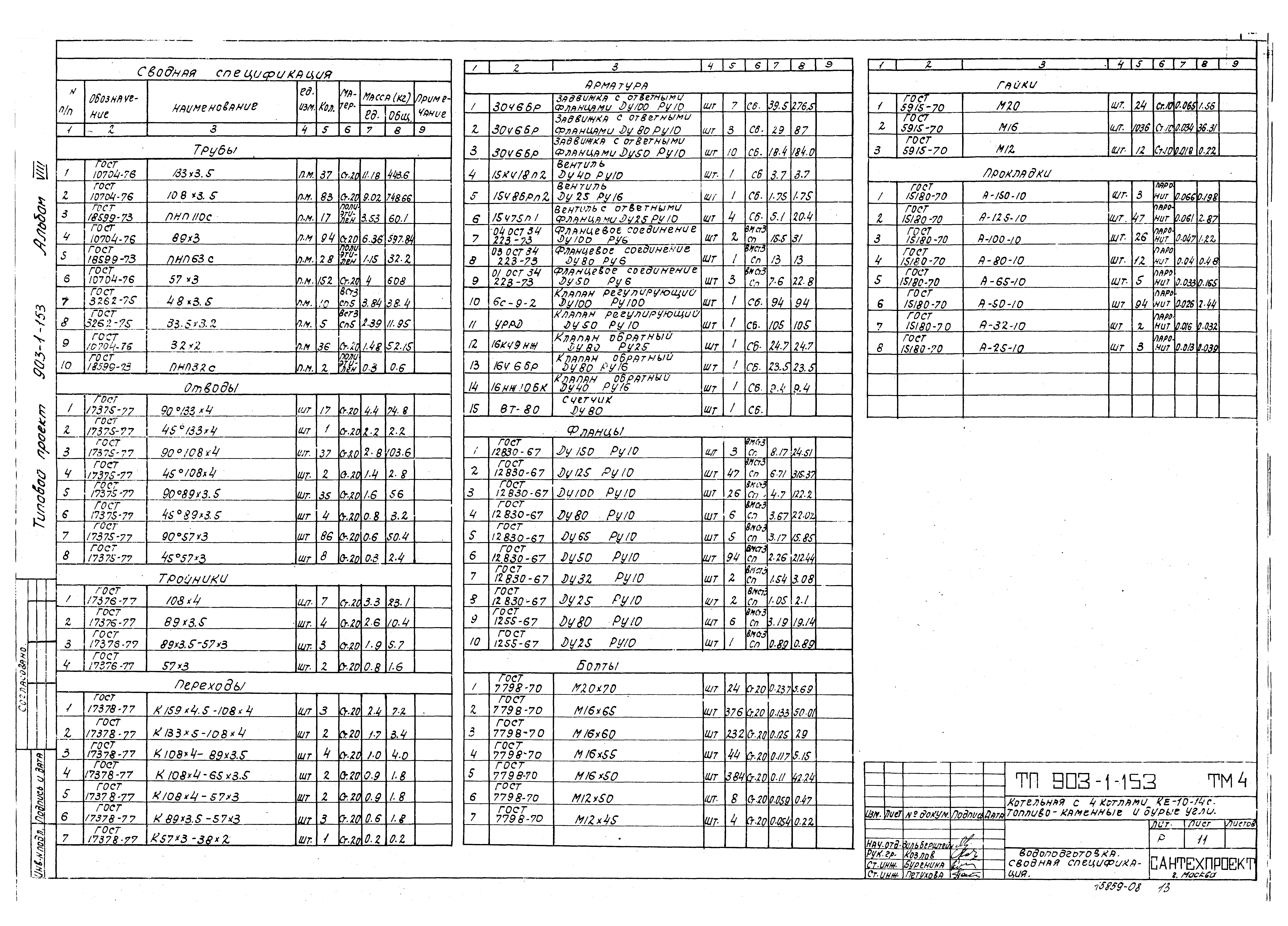 Типовой проект 903-1-153