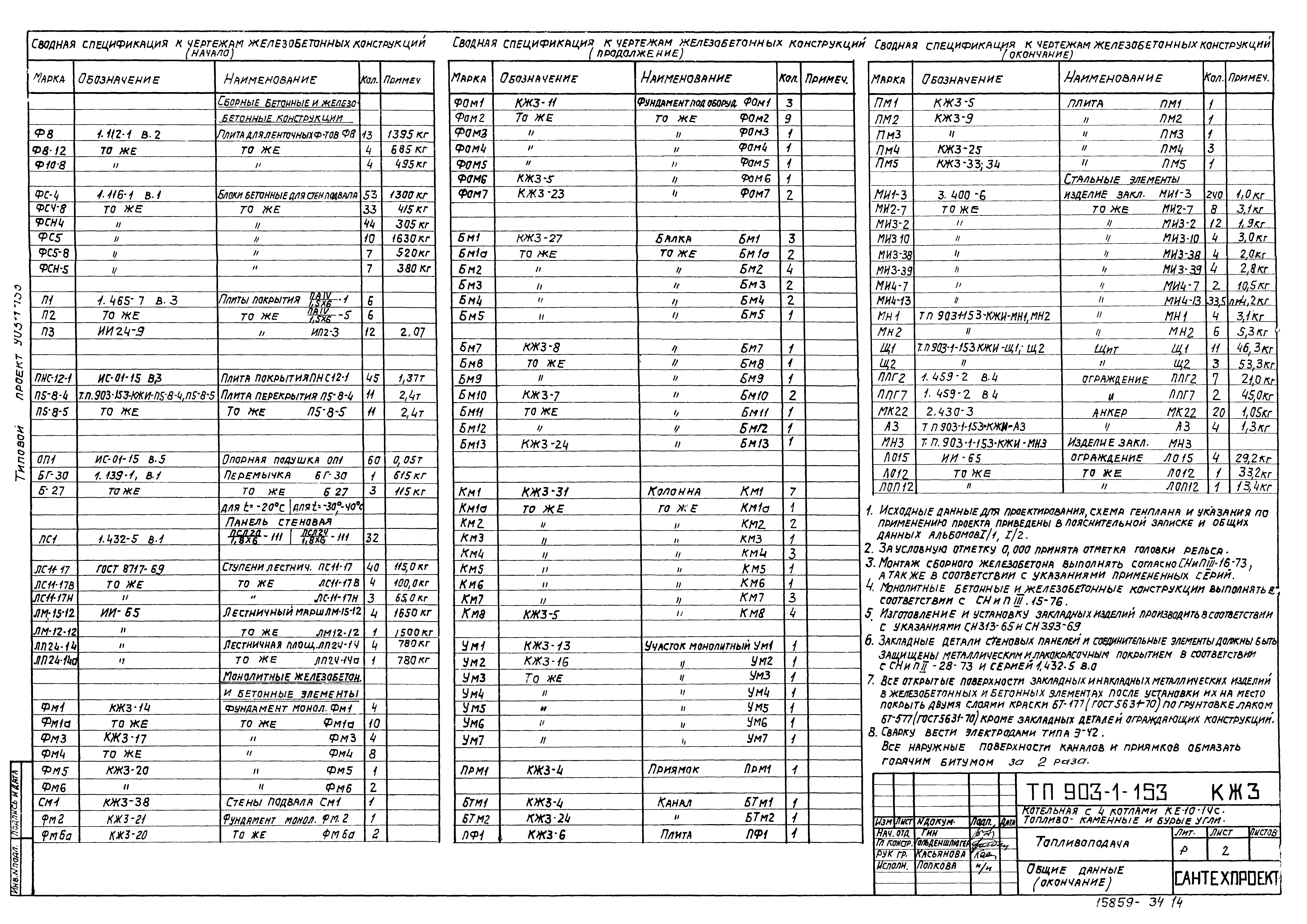 Типовой проект 903-1-153