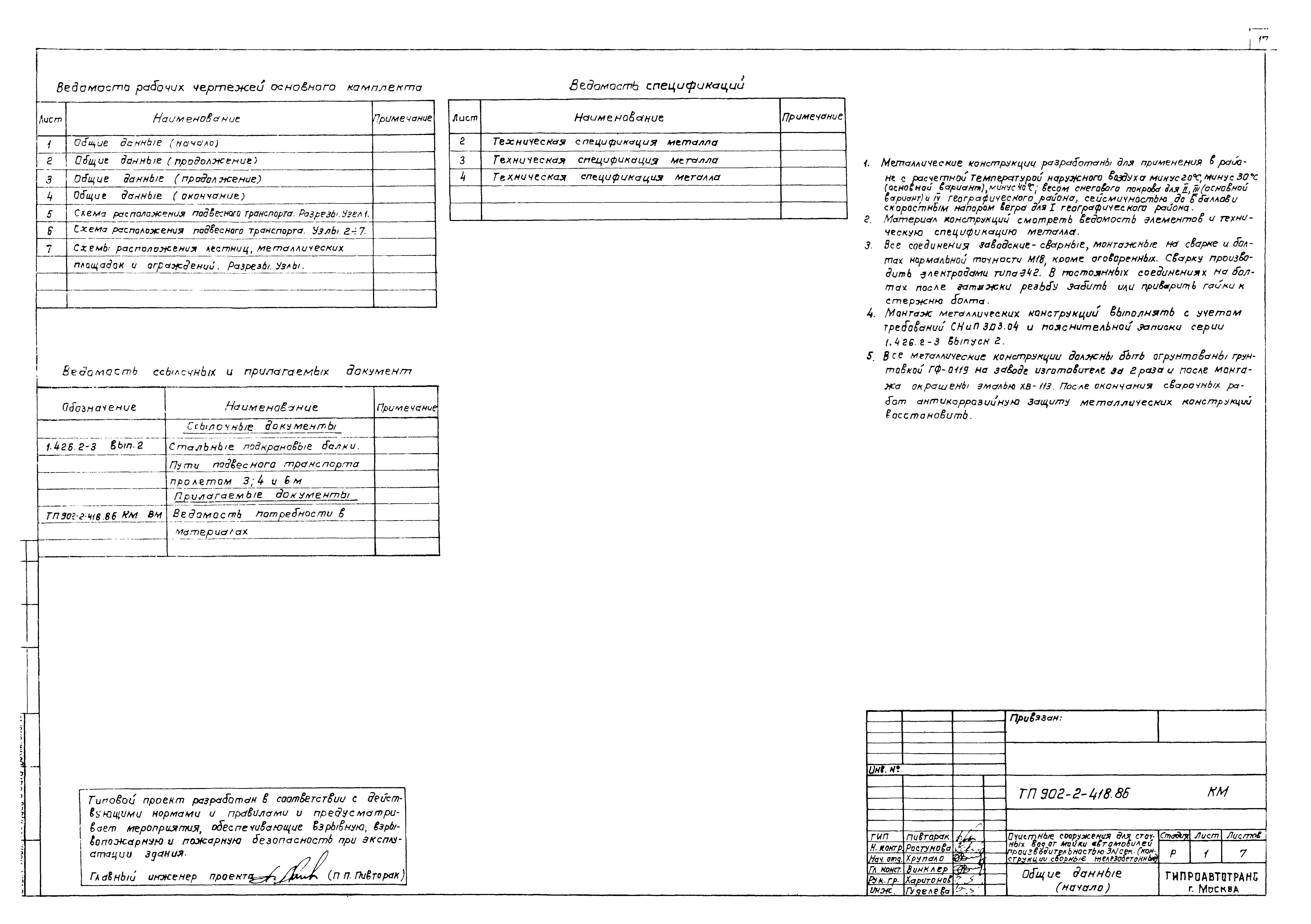 Типовой проект 902-2-418.86