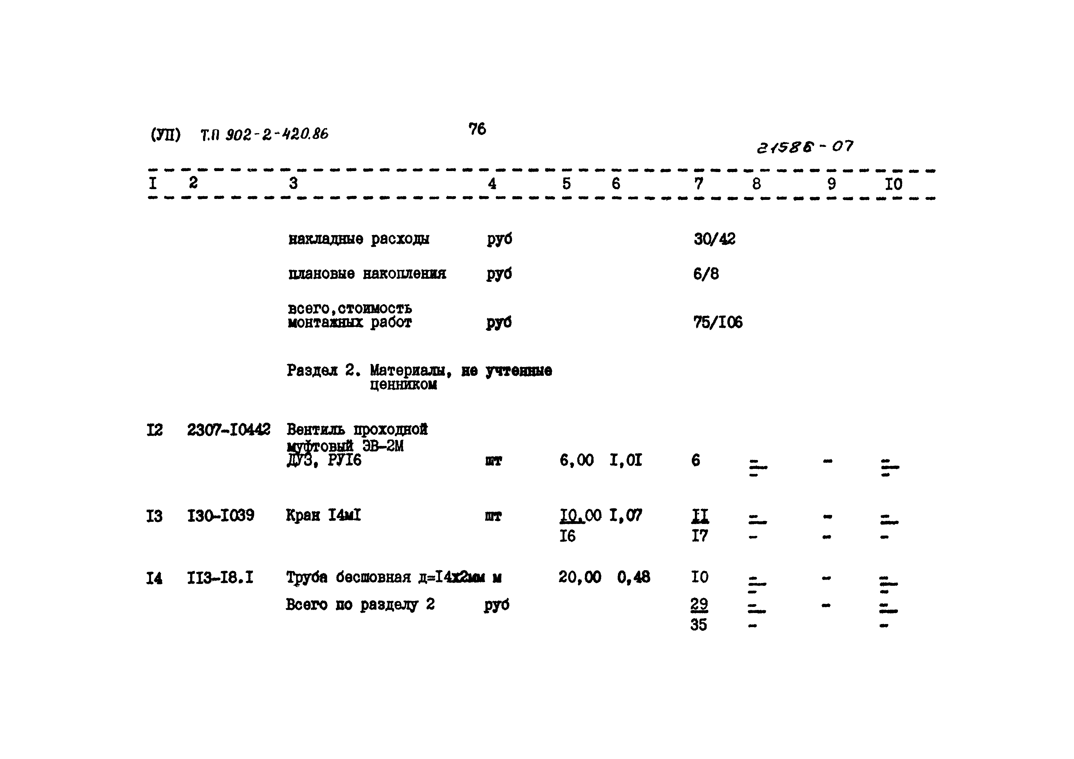 Типовой проект 902-2-420.86