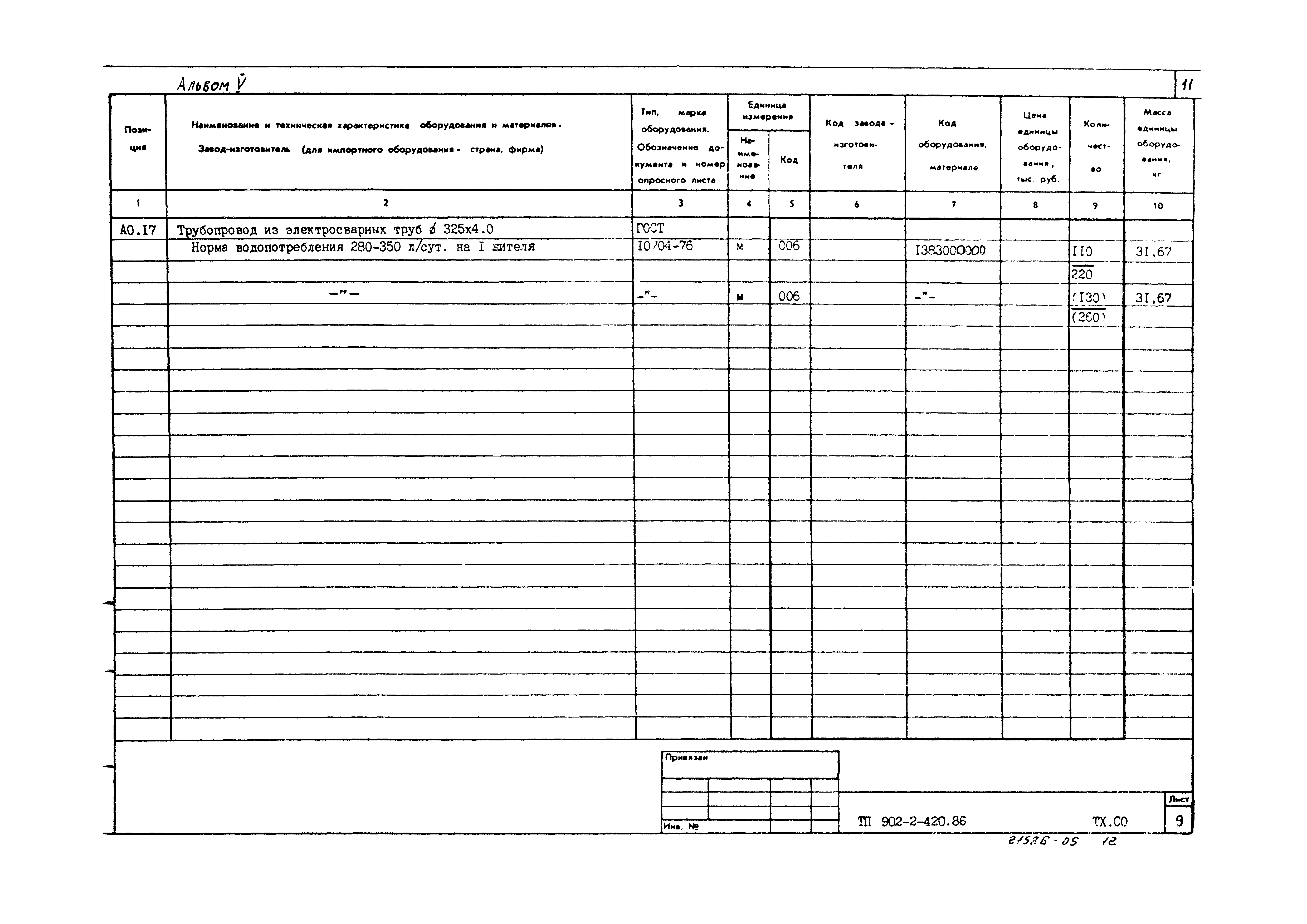 Типовой проект 902-2-420.86