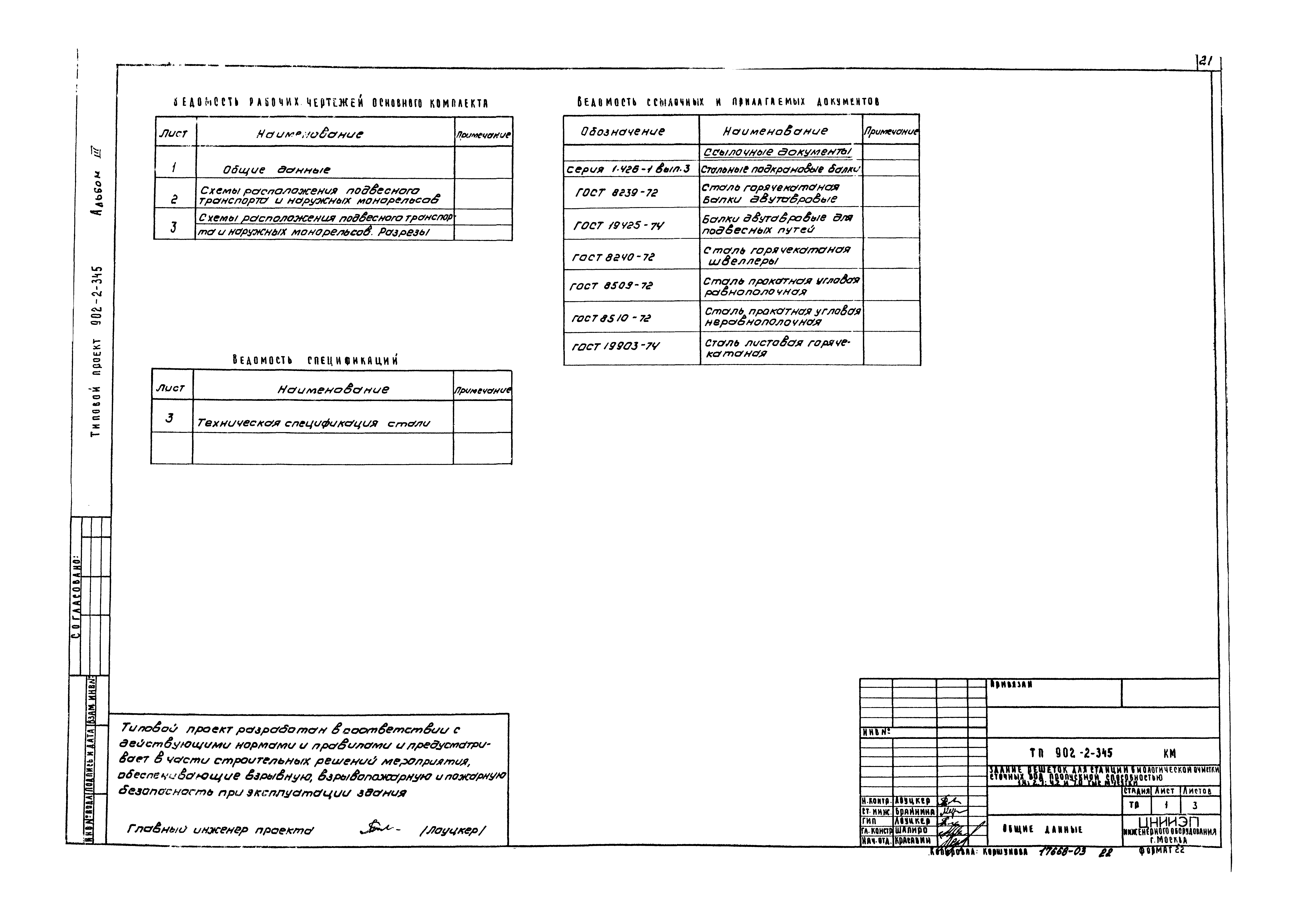 Типовой проект 902-2-345