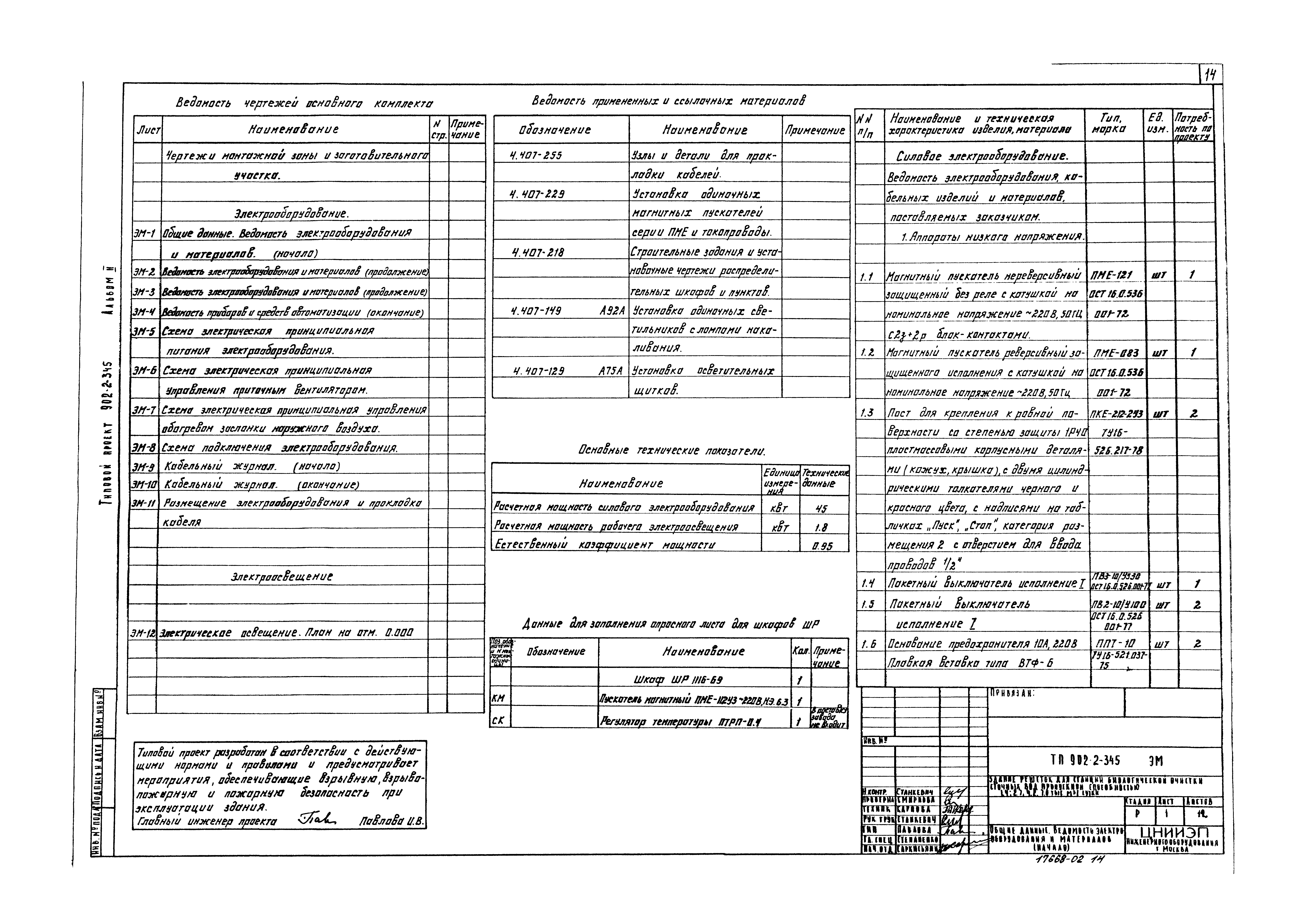 Типовой проект 902-2-345