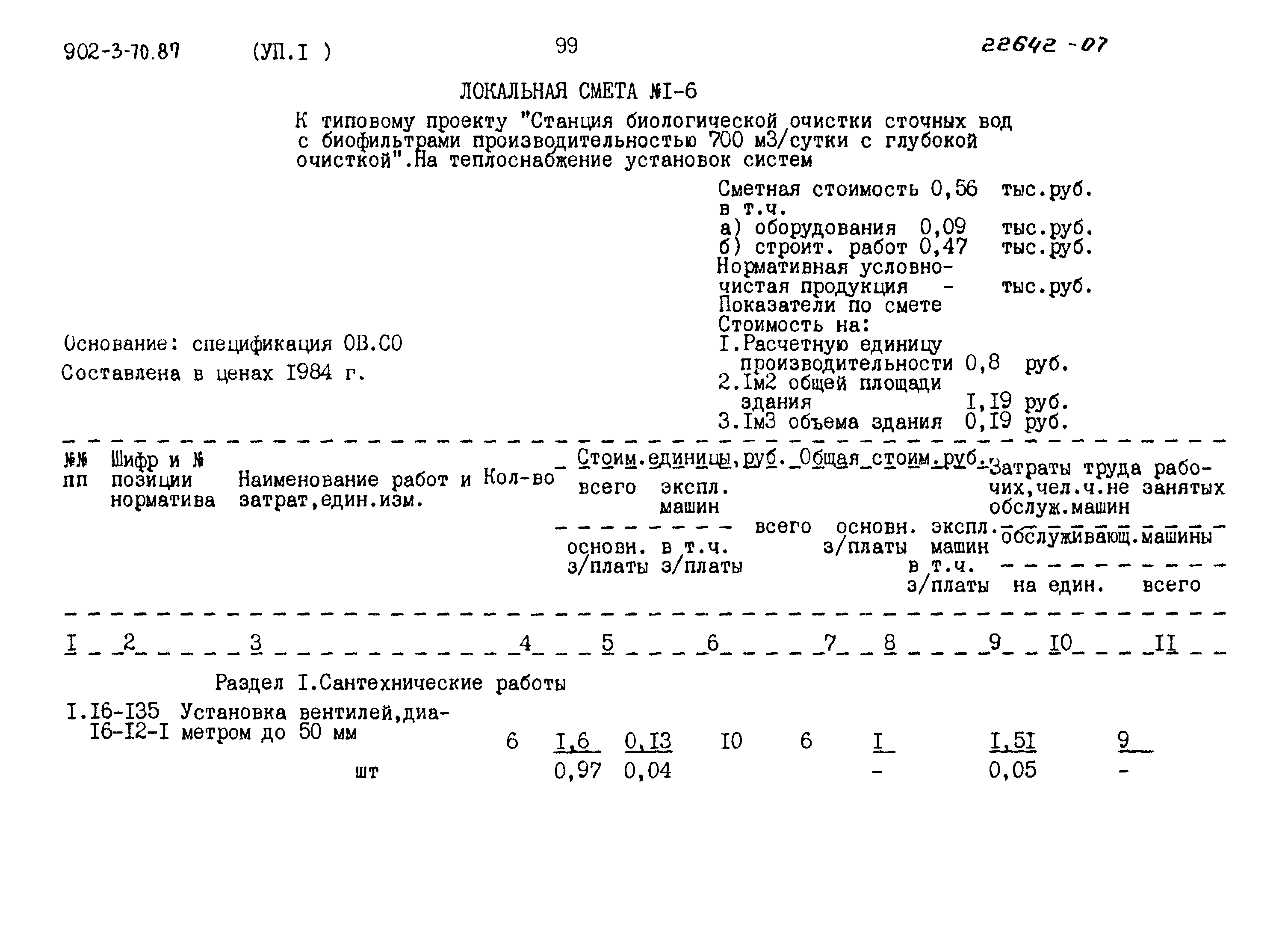 Типовой проект 902-3-70.87