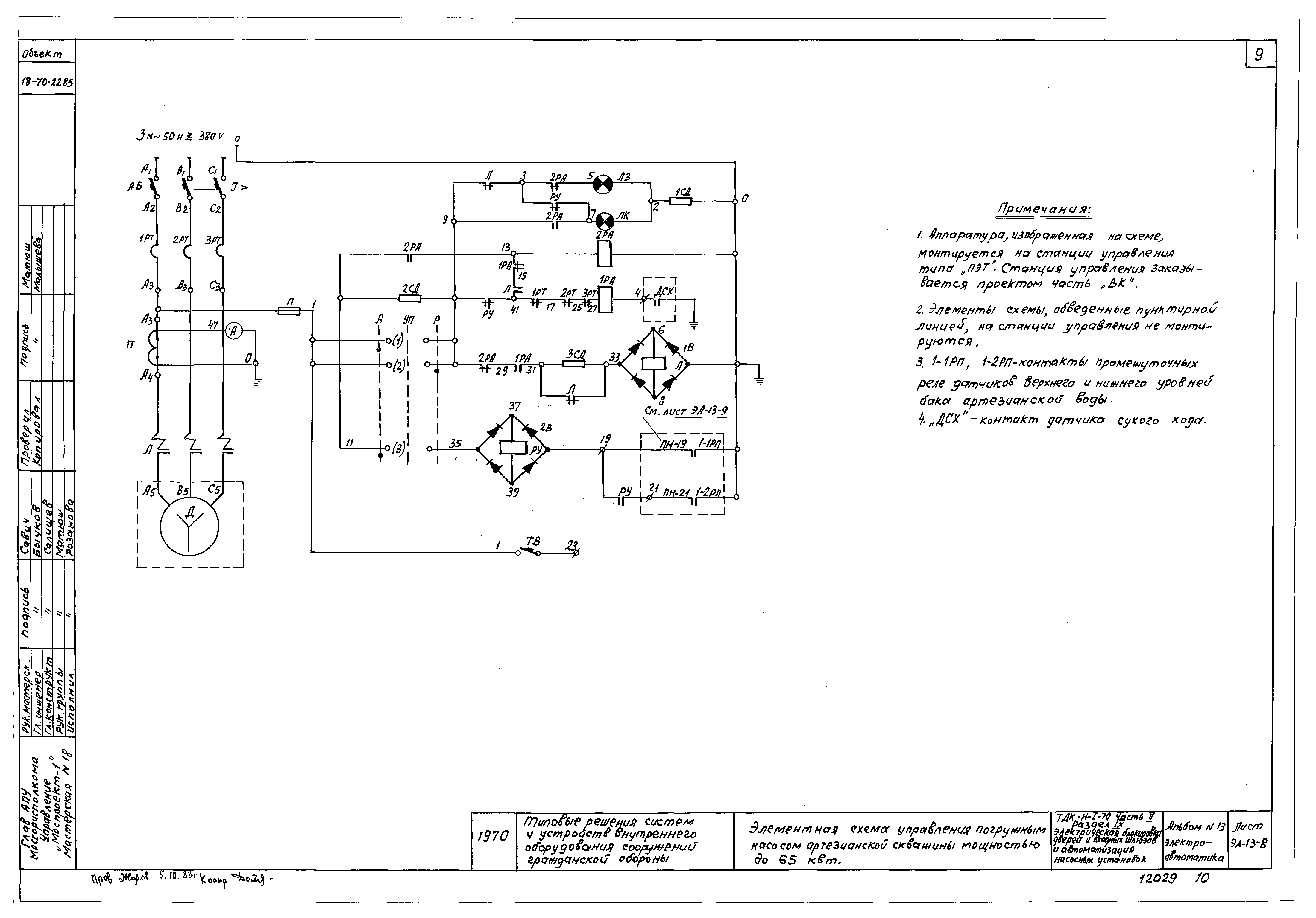 Серия ТДК-Н-1-70 Часть II