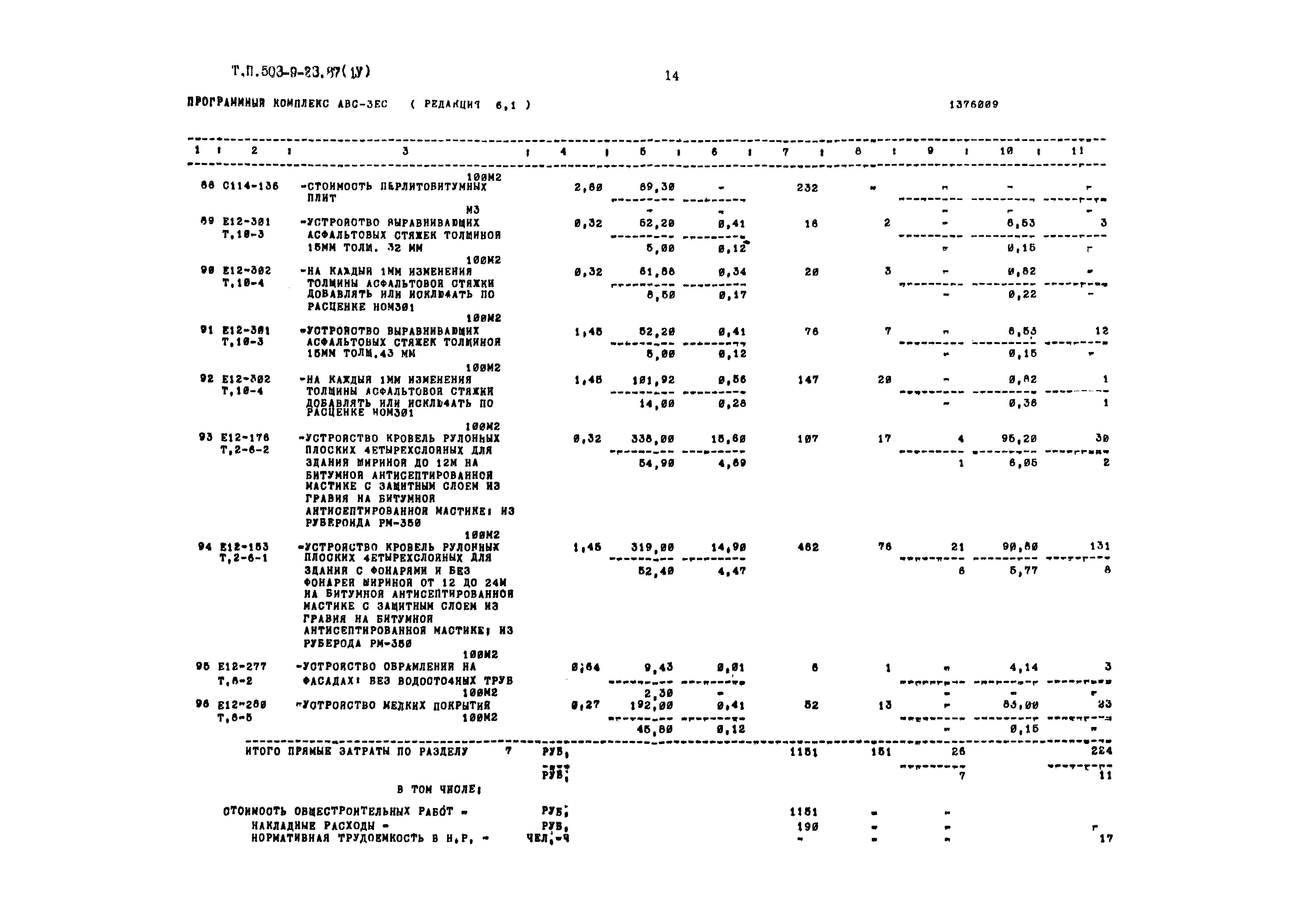 Типовой проект 503-9-23.87