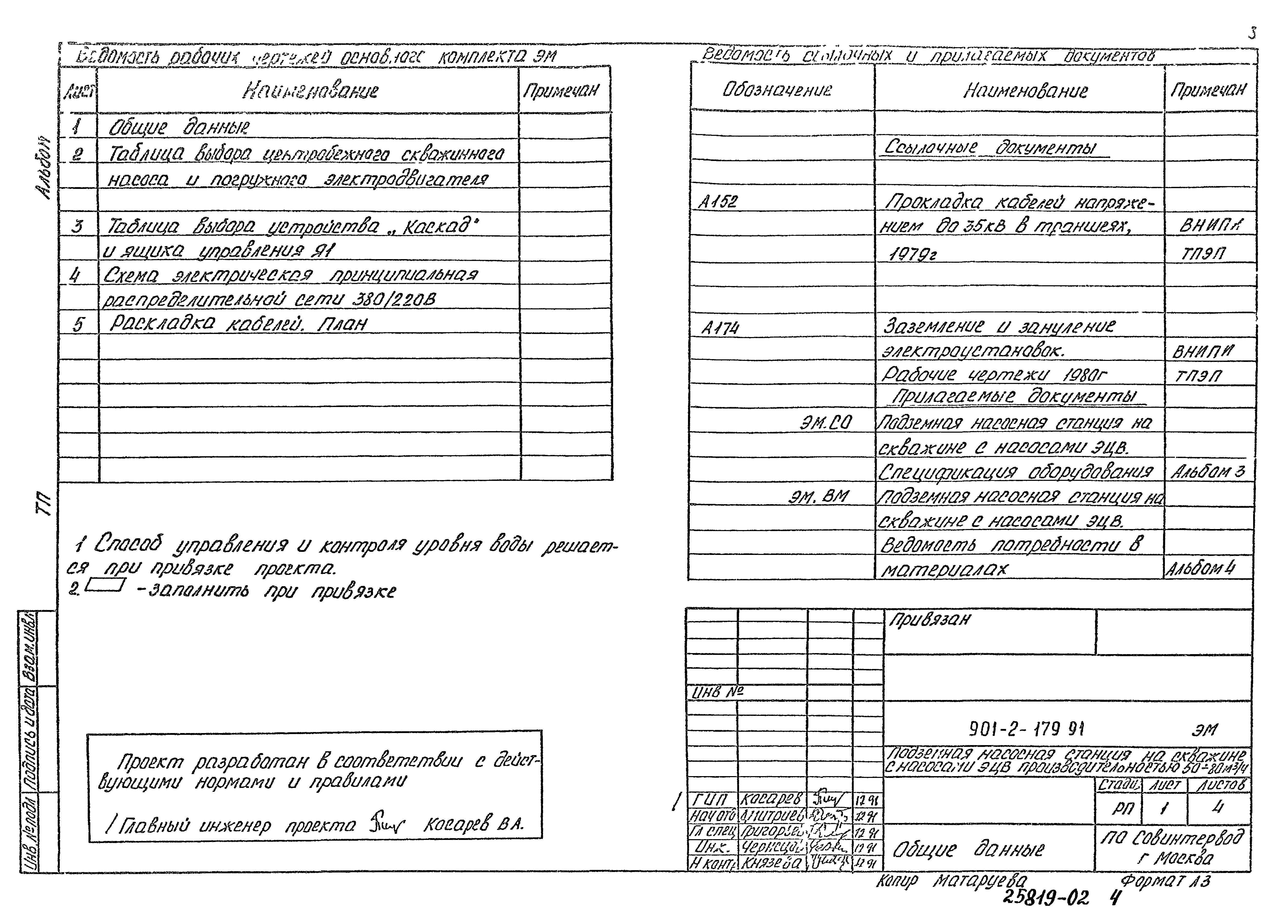 Типовой проект 901-2-179.91