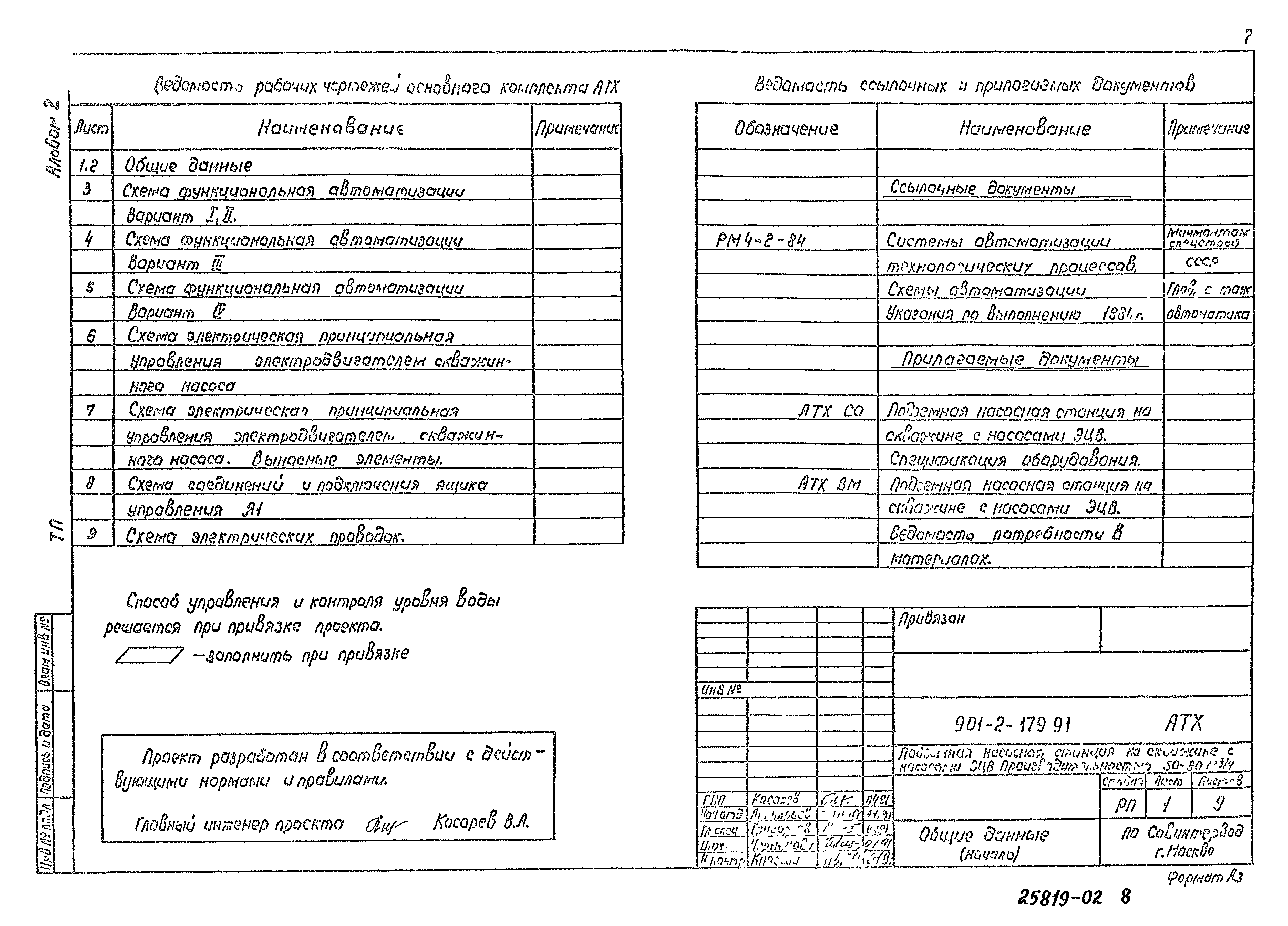 Типовой проект 901-2-179.91