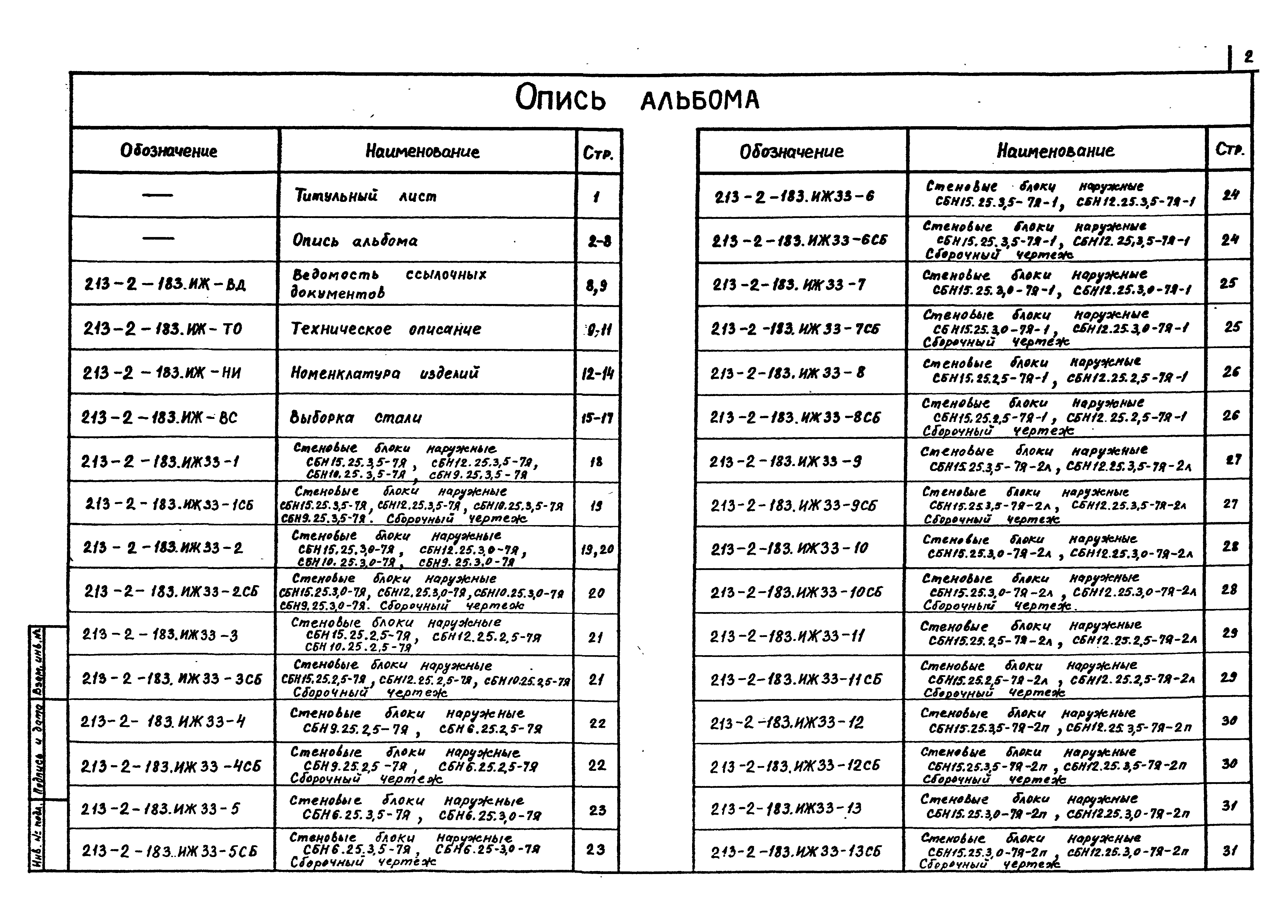 Типовой проект 213-2-183