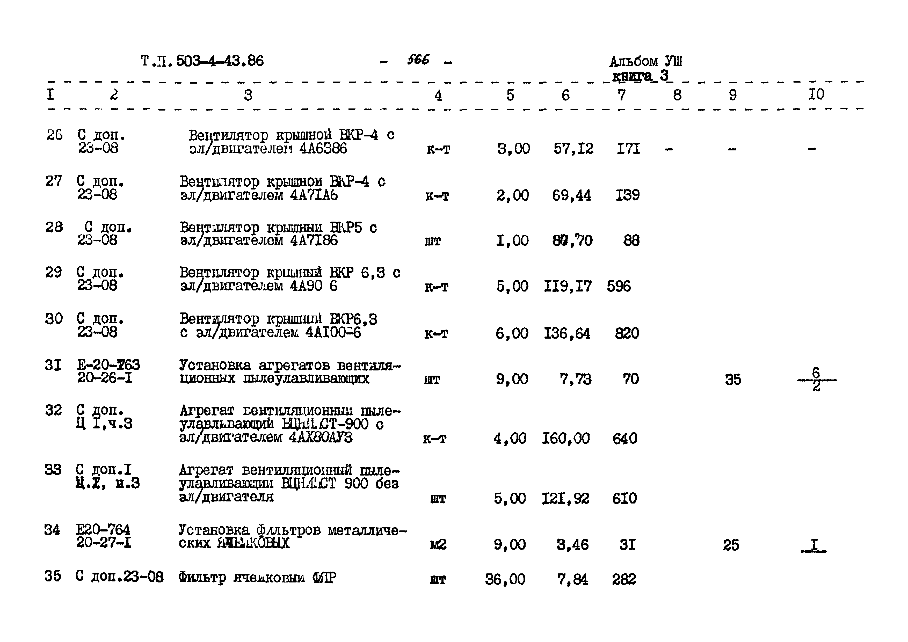 Типовой проект 503-4-43.86