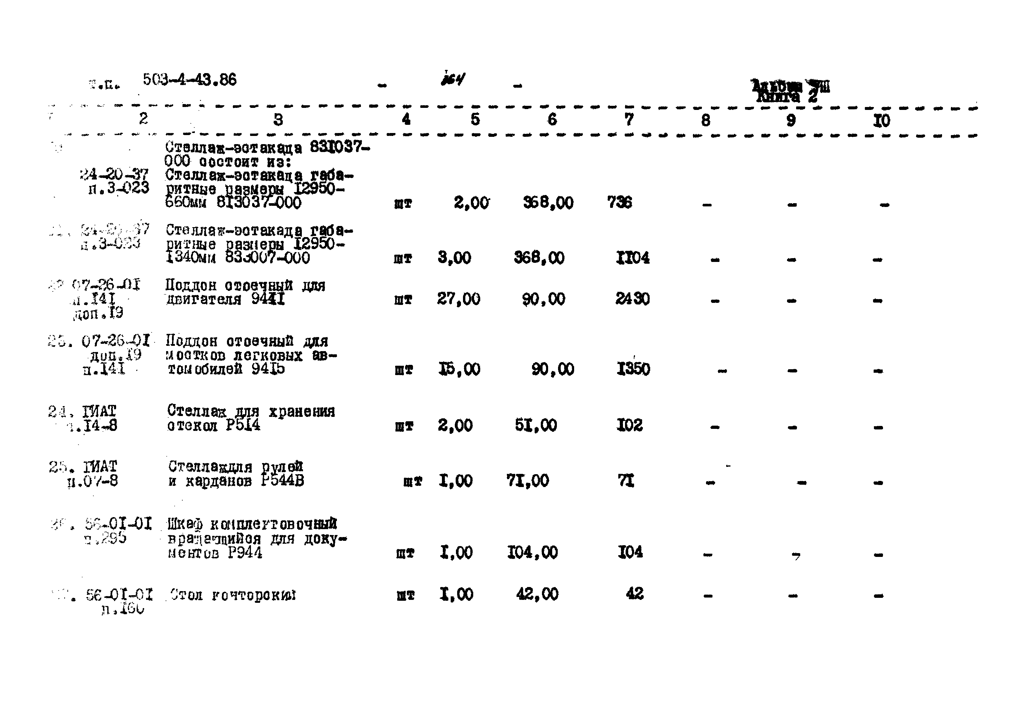 Типовой проект 503-4-43.86