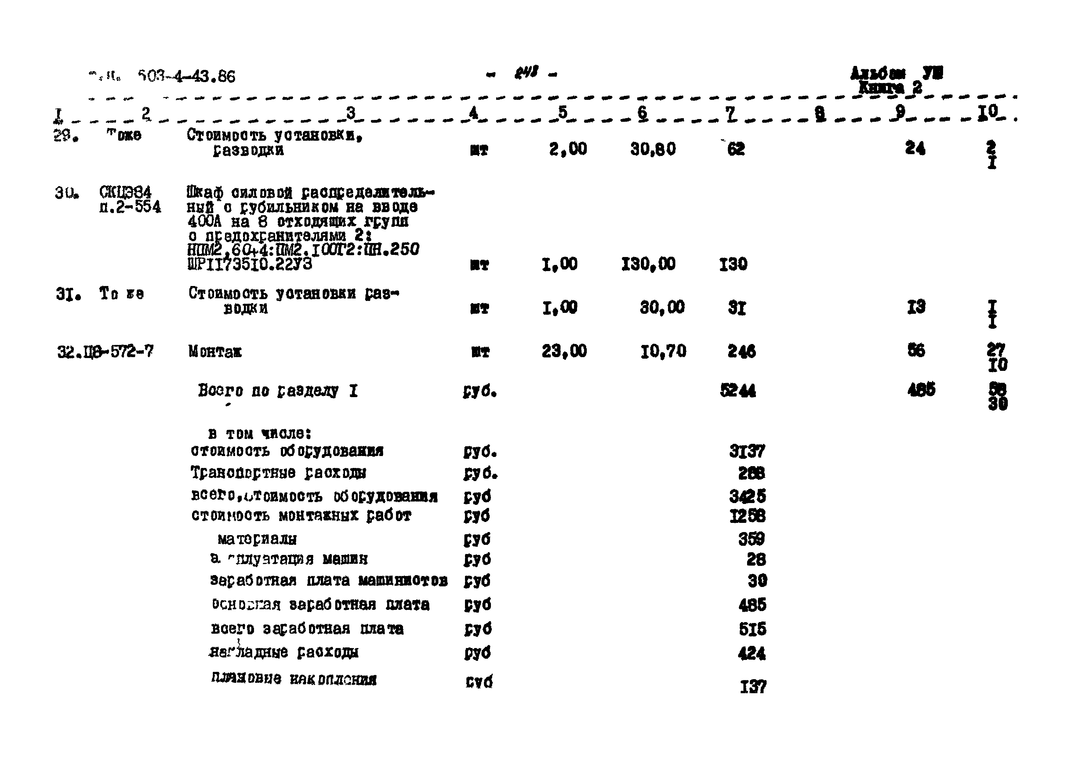 Типовой проект 503-4-43.86