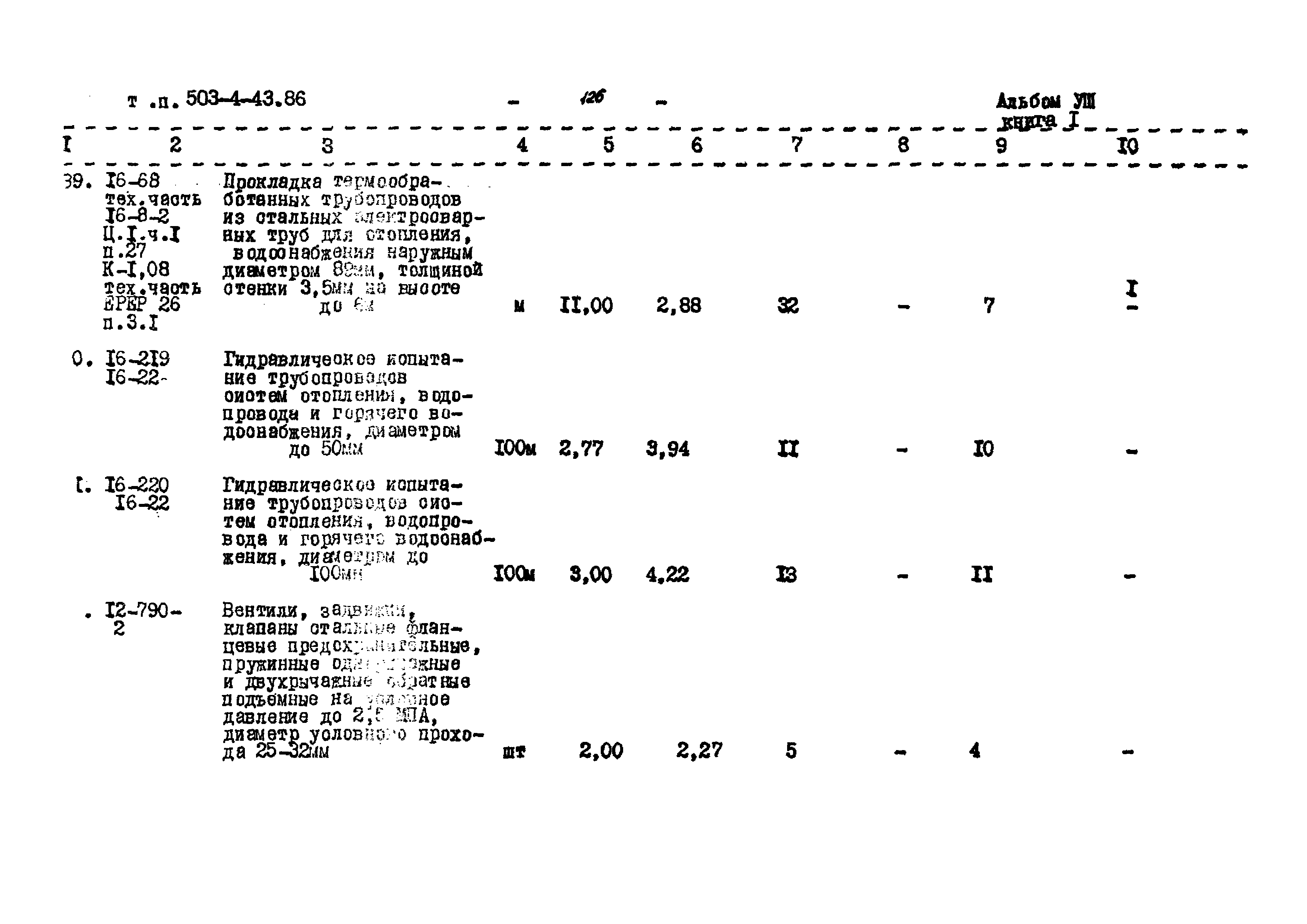 Типовой проект 503-4-43.86