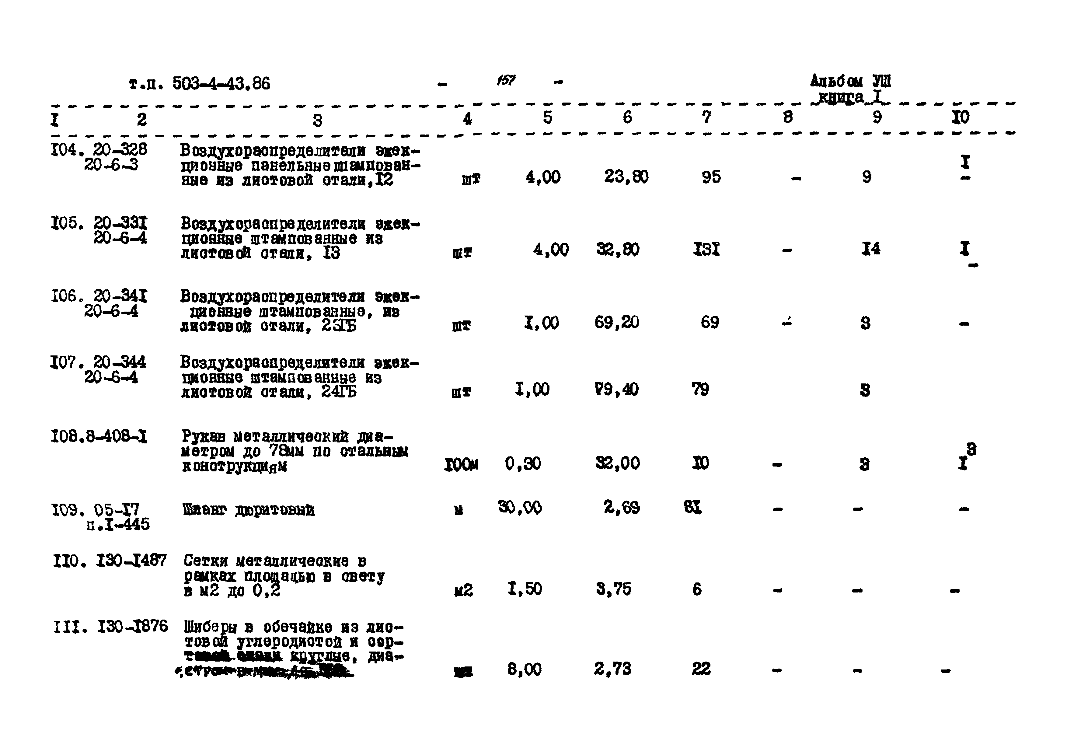 Типовой проект 503-4-43.86