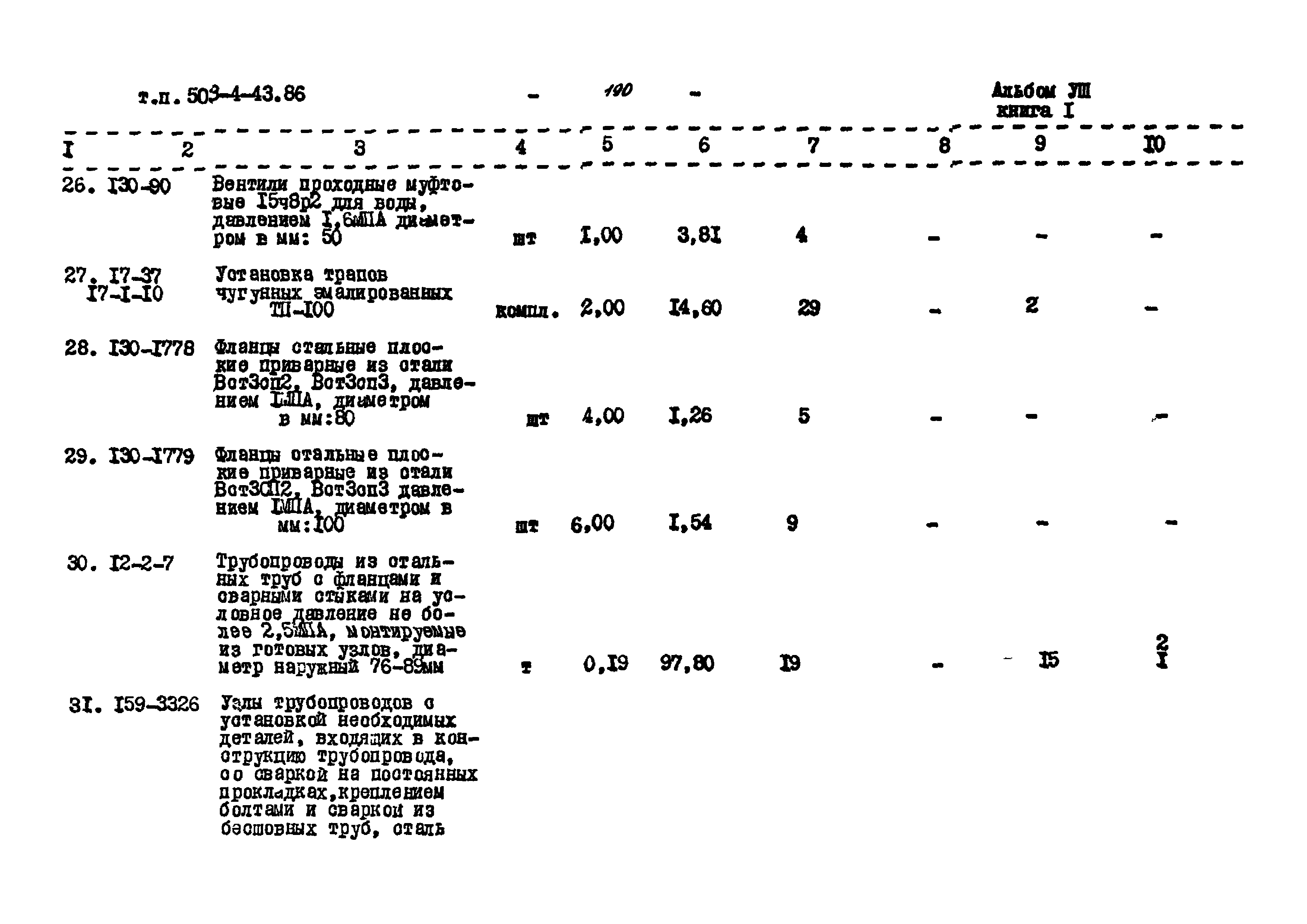 Типовой проект 503-4-43.86