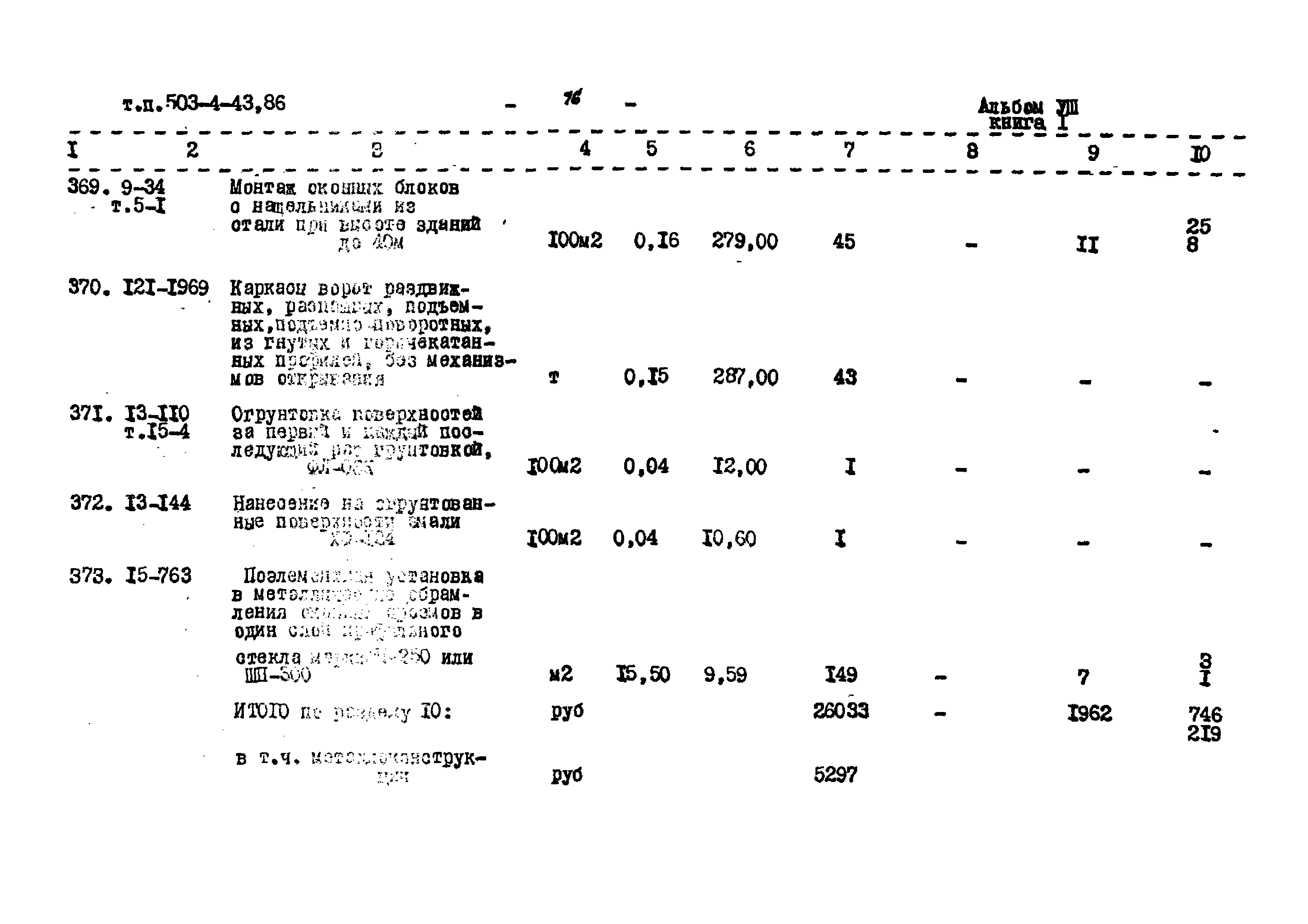 Типовой проект 503-4-43.86