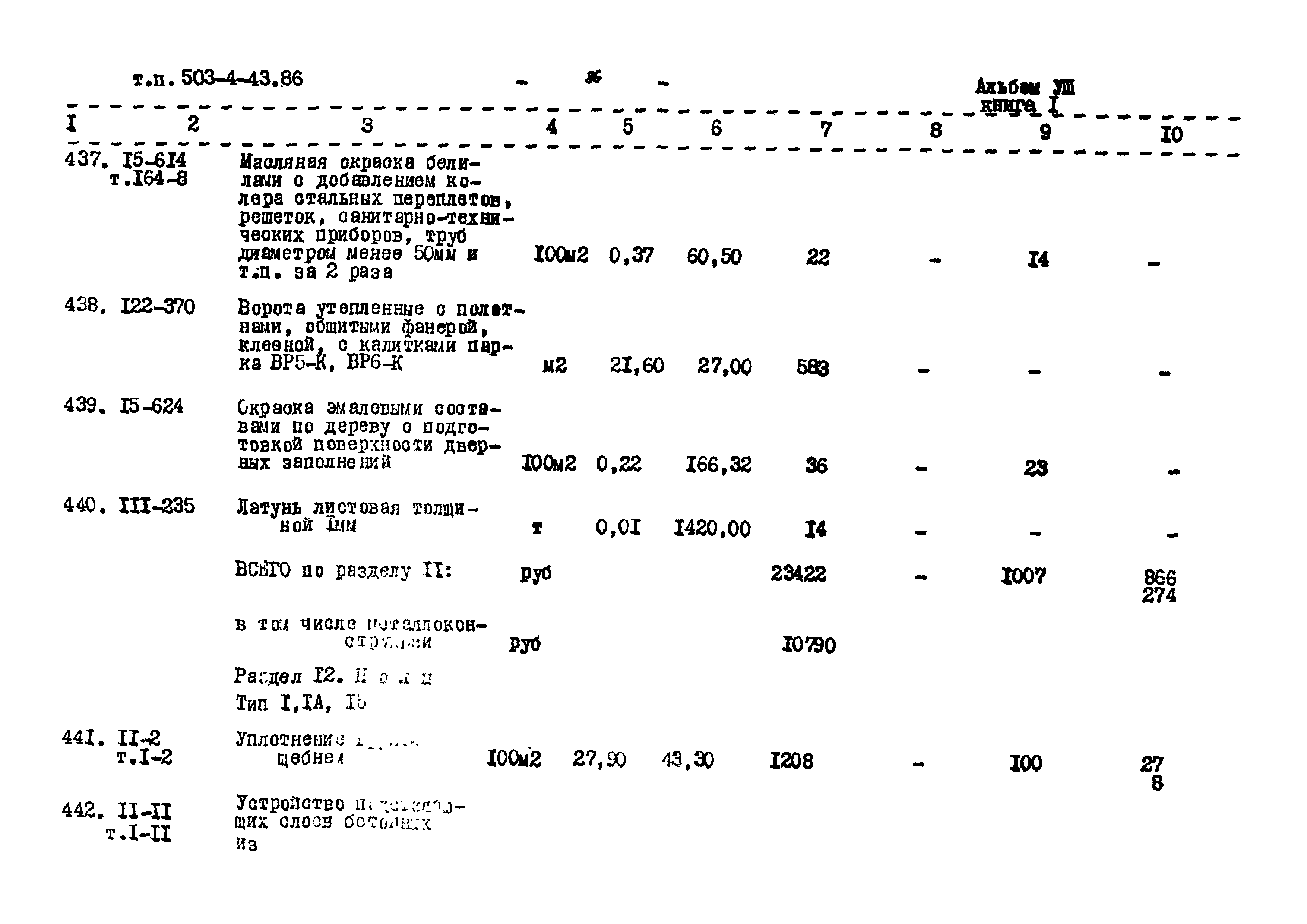 Типовой проект 503-4-43.86