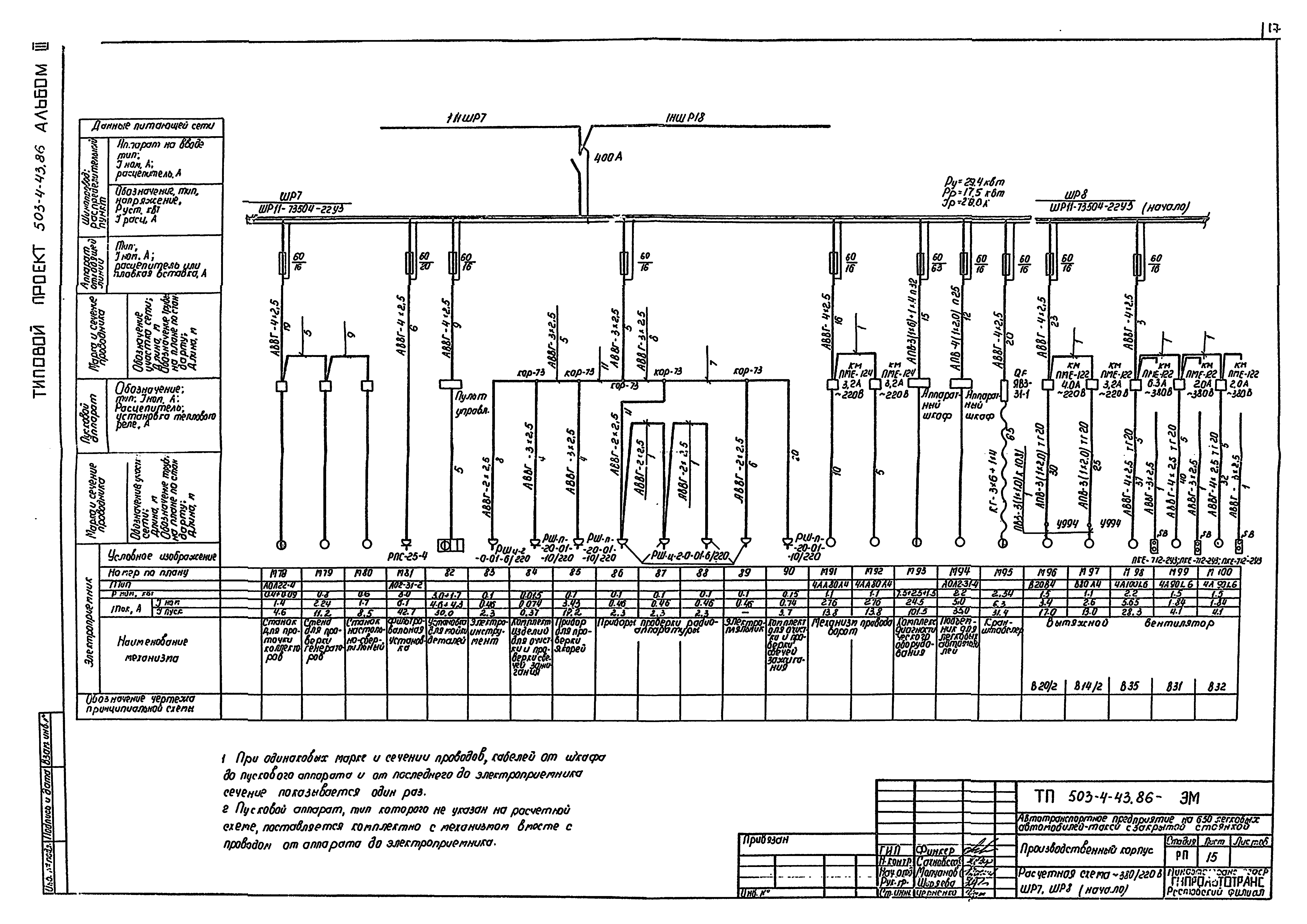 Типовой проект 503-4-43.86
