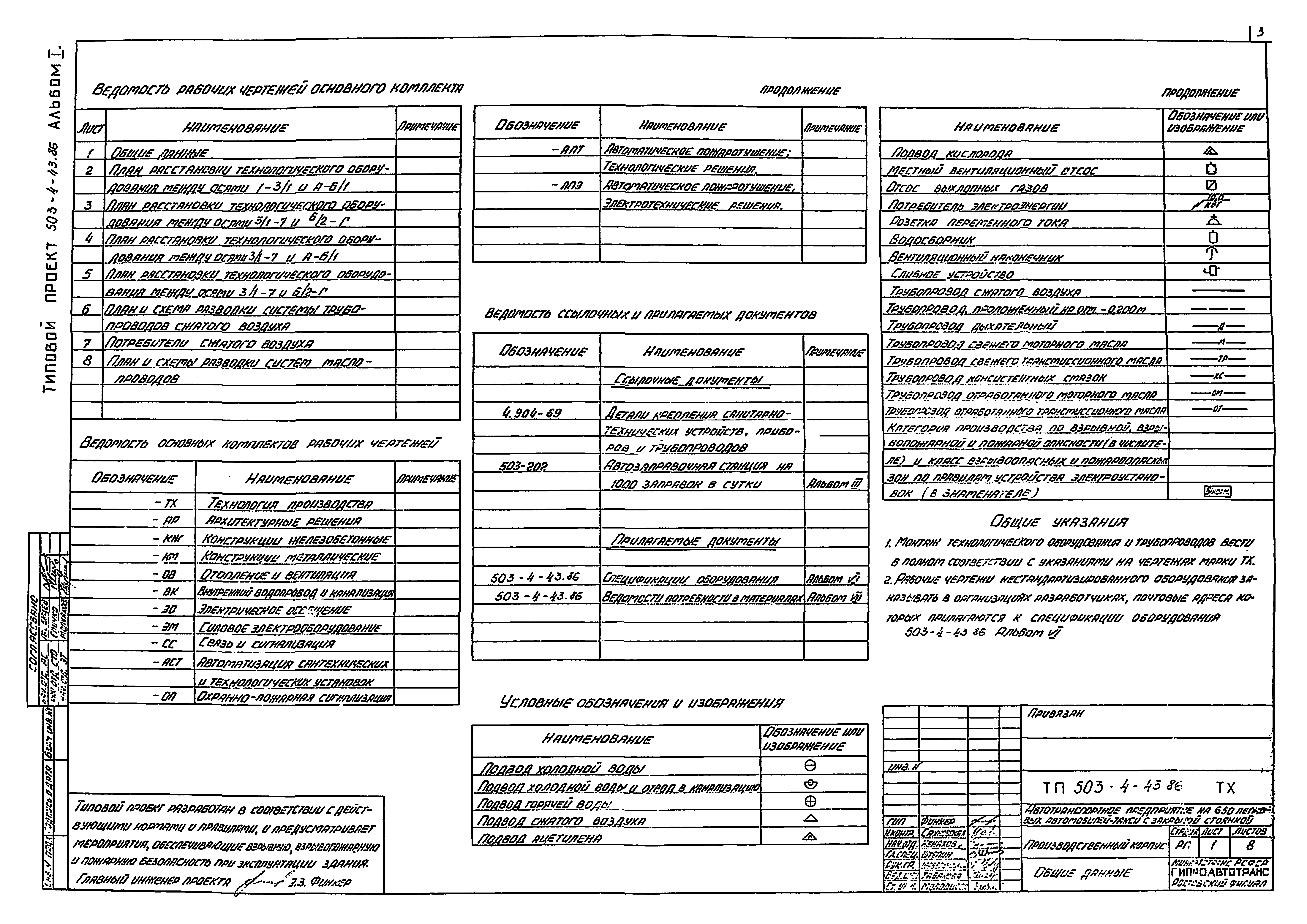 Типовой проект 503-4-43.86