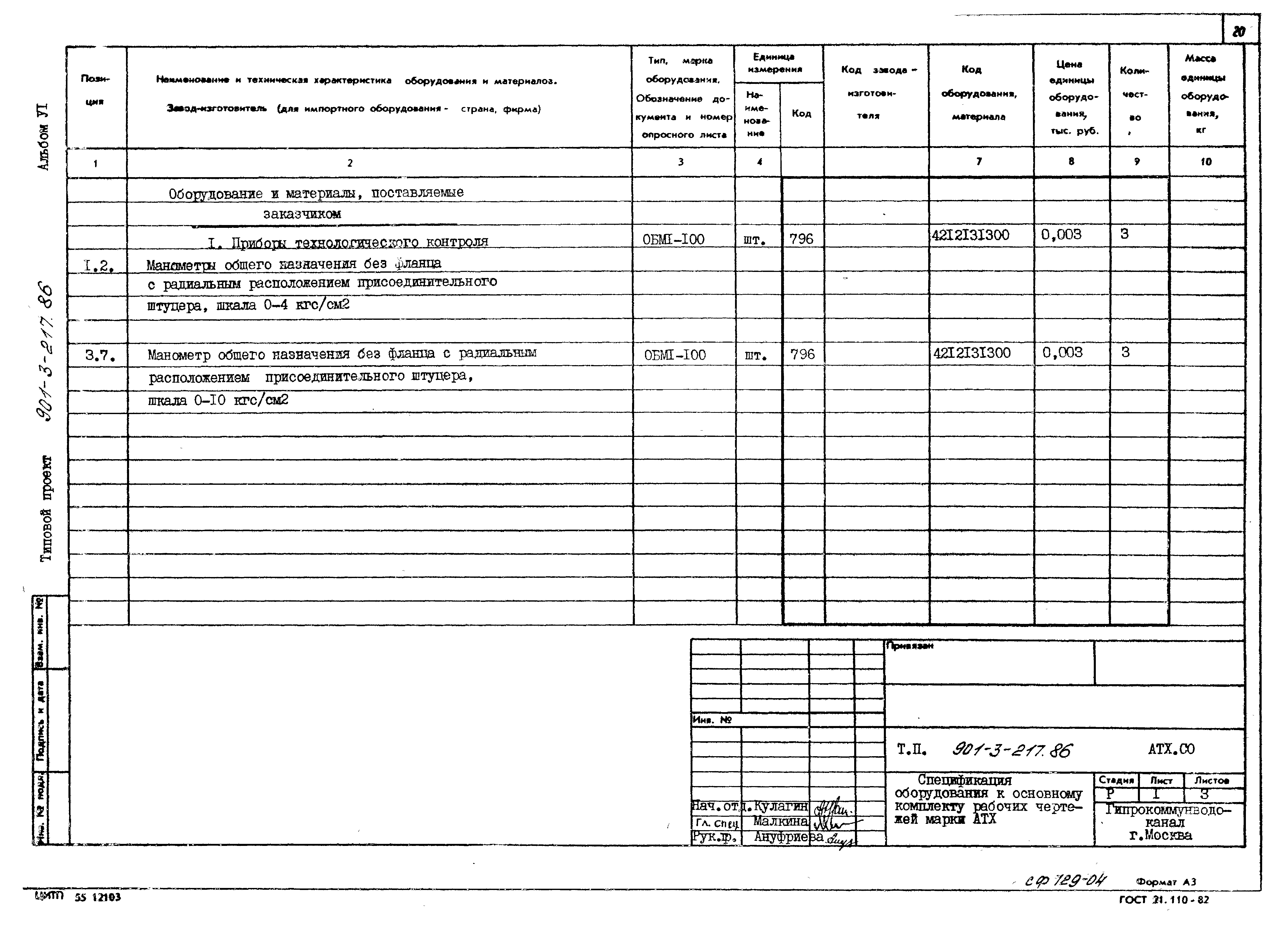 Типовой проект 901-3-217.86