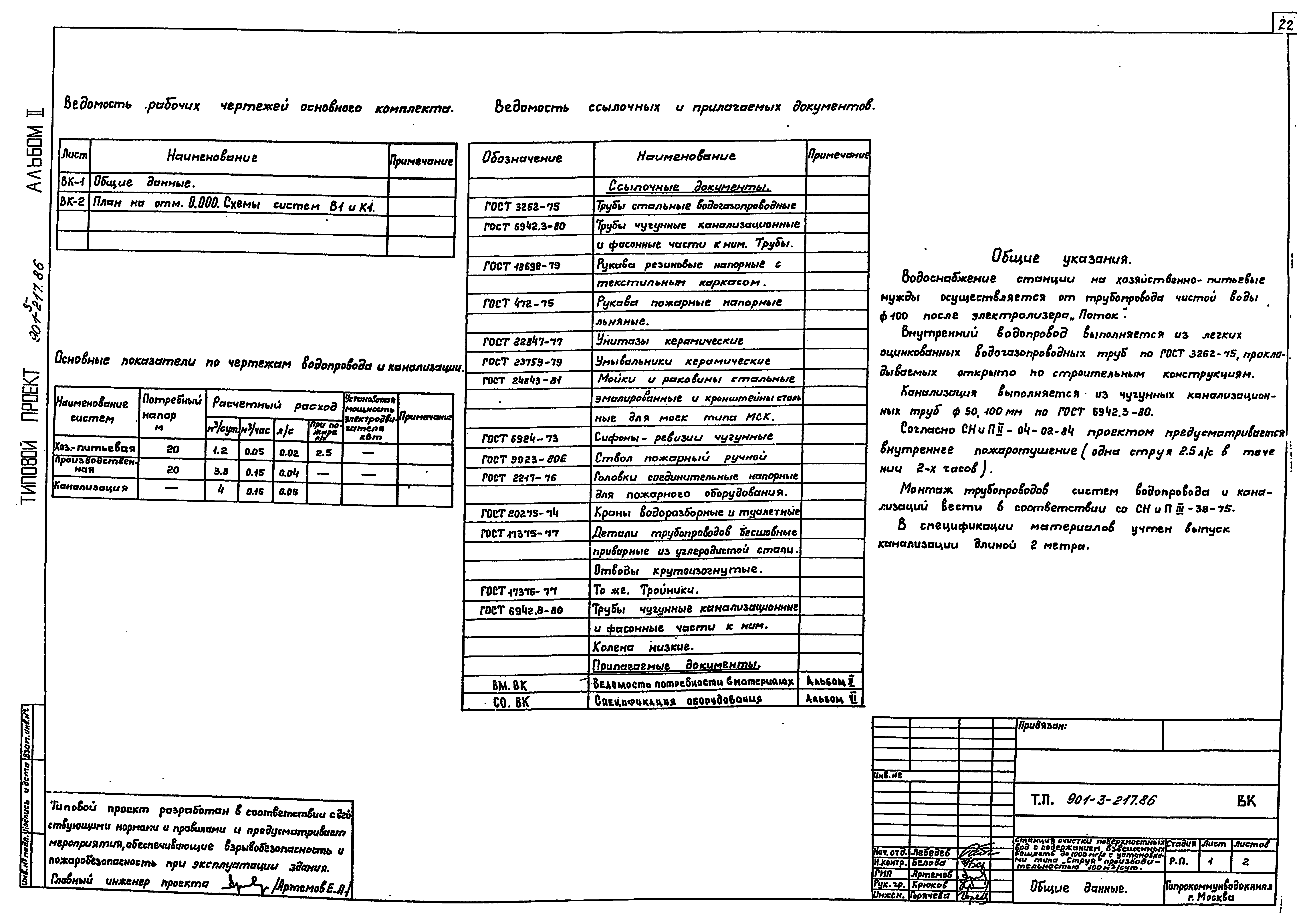 Типовой проект 901-3-217.86