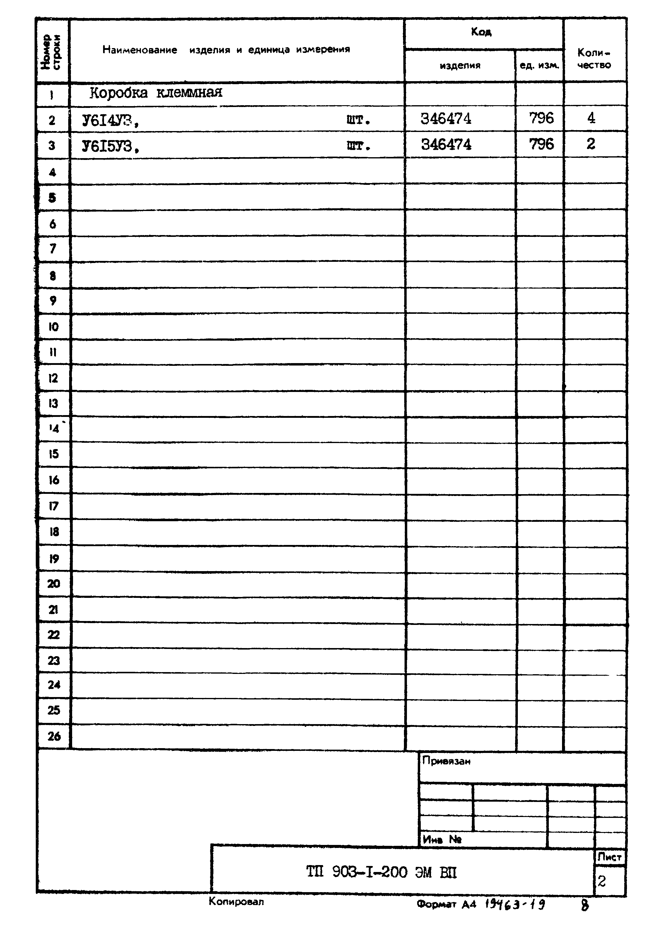 Типовой проект 903-1-206
