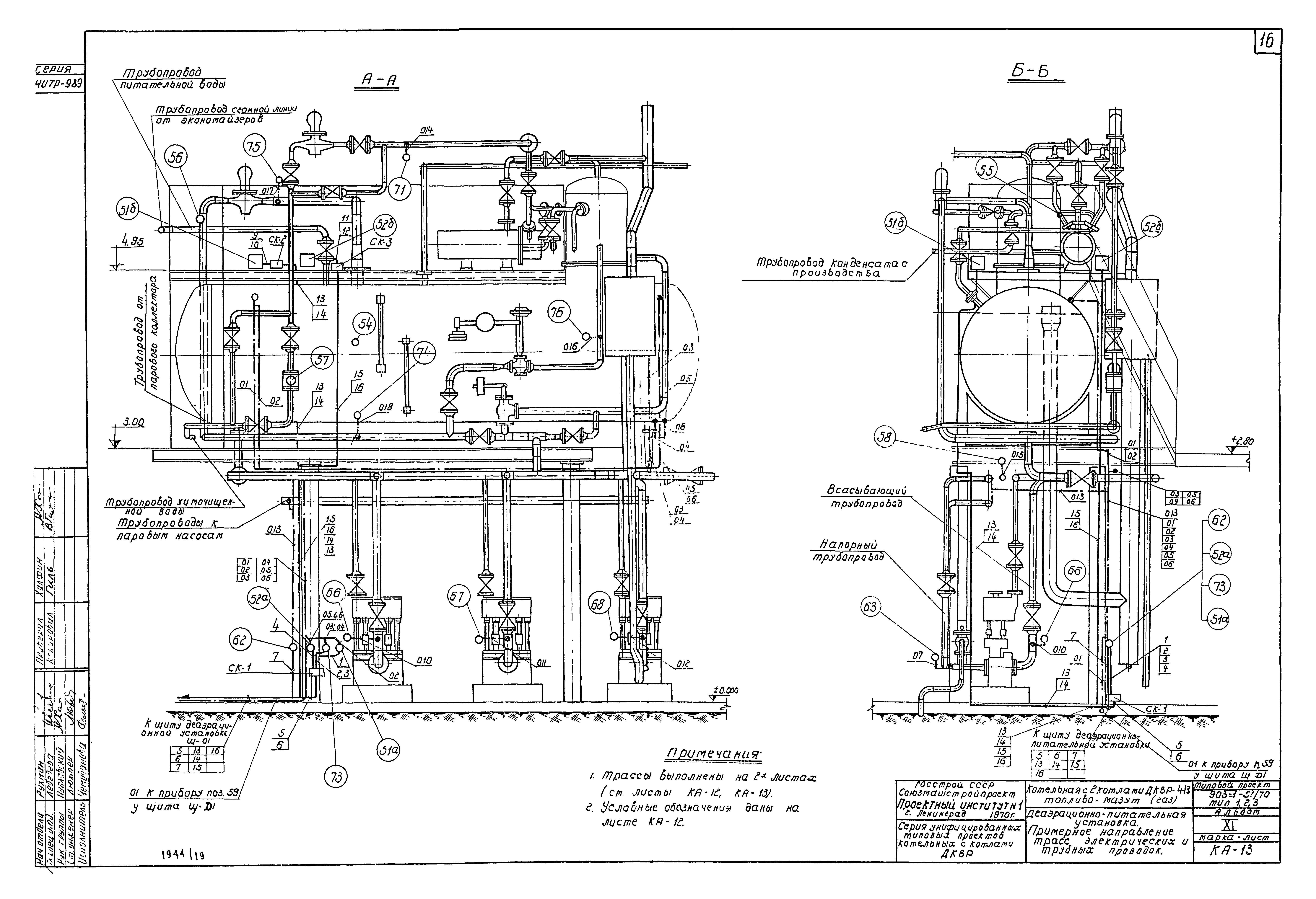 Типовой проект 903-1-52/70