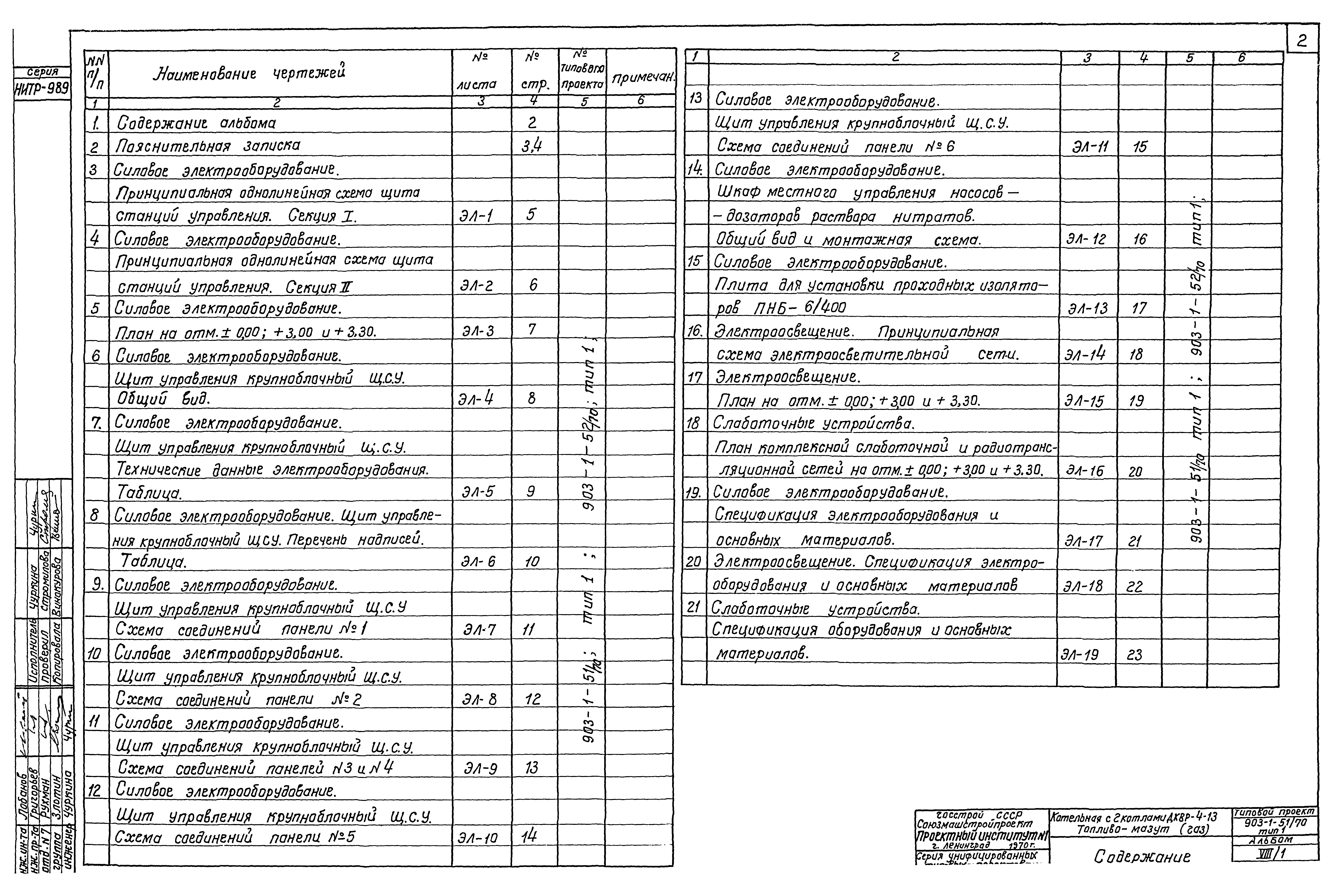 Типовой проект 903-1-52/70