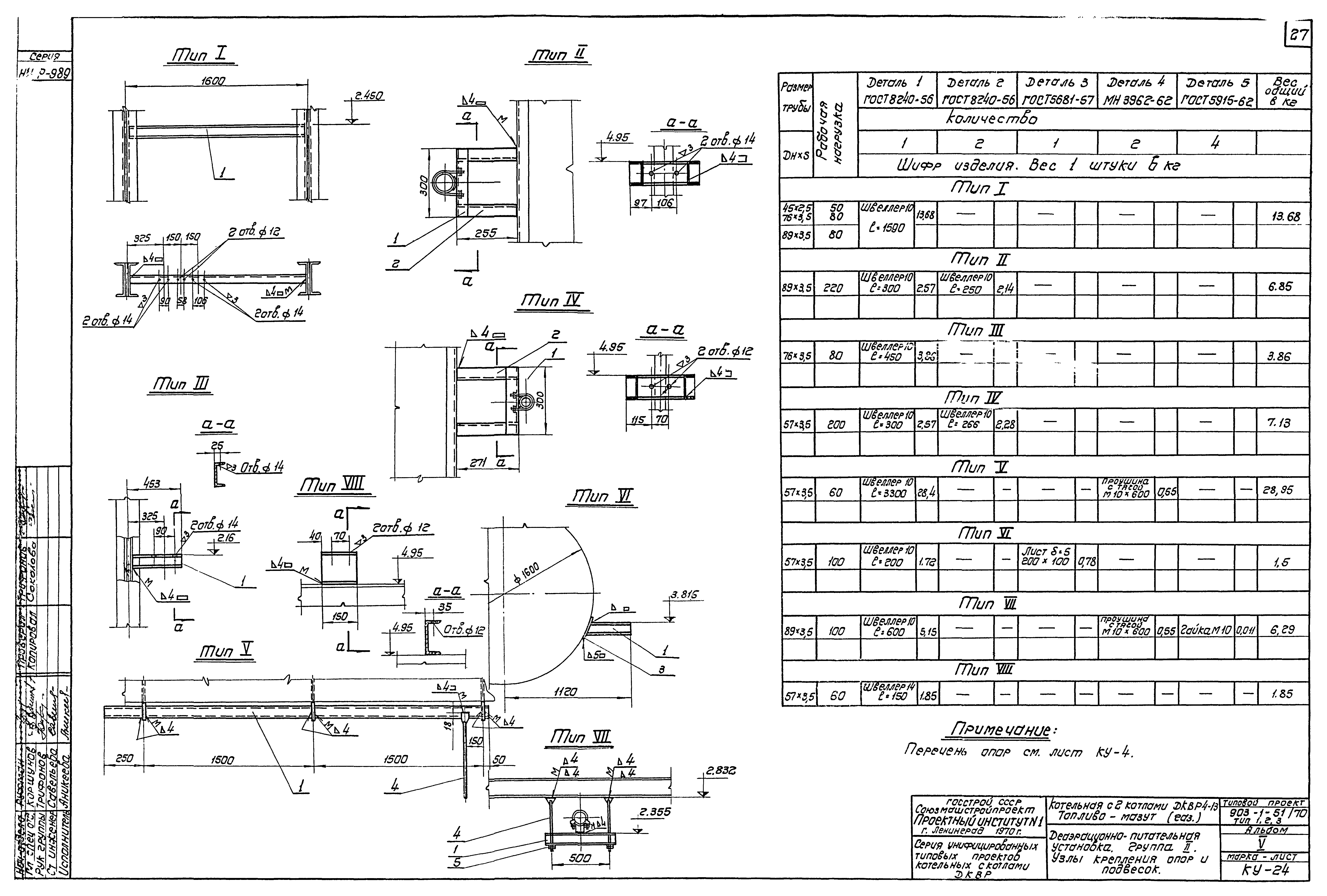 Типовой проект 903-1-52/70