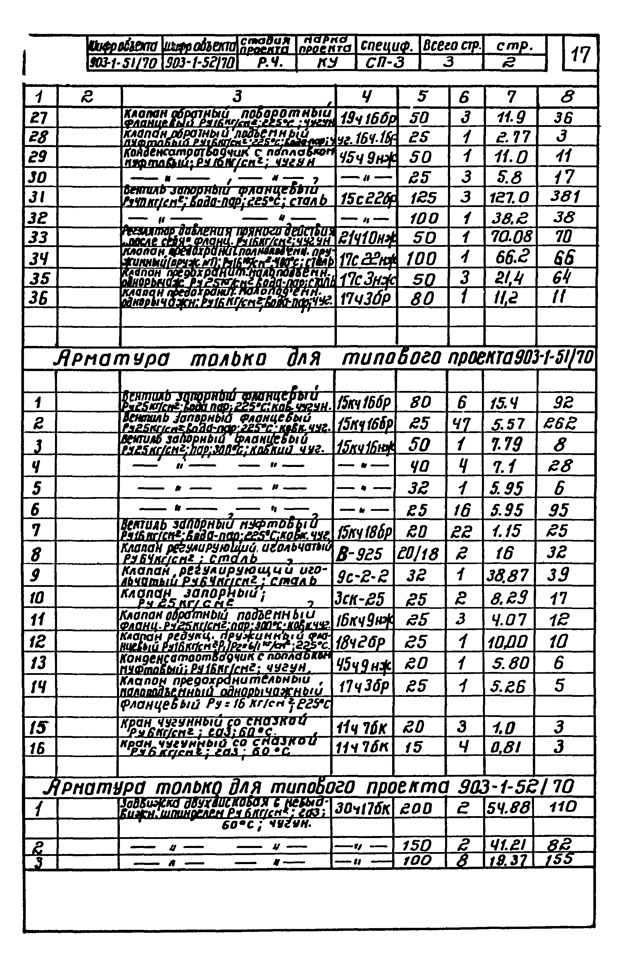 Типовой проект 903-1-51/70