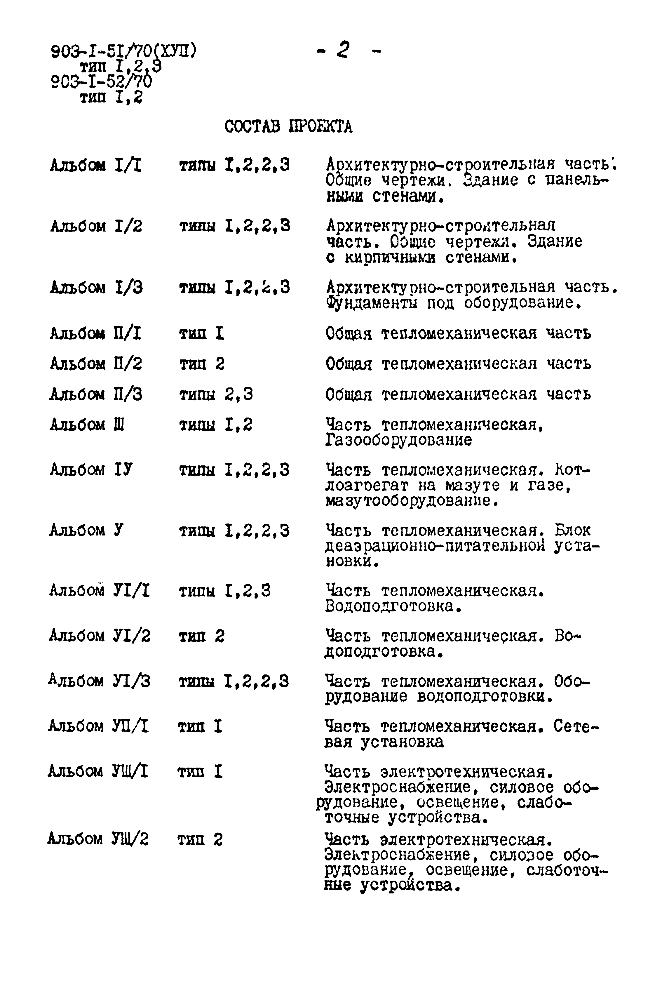 Типовой проект 903-1-51/70