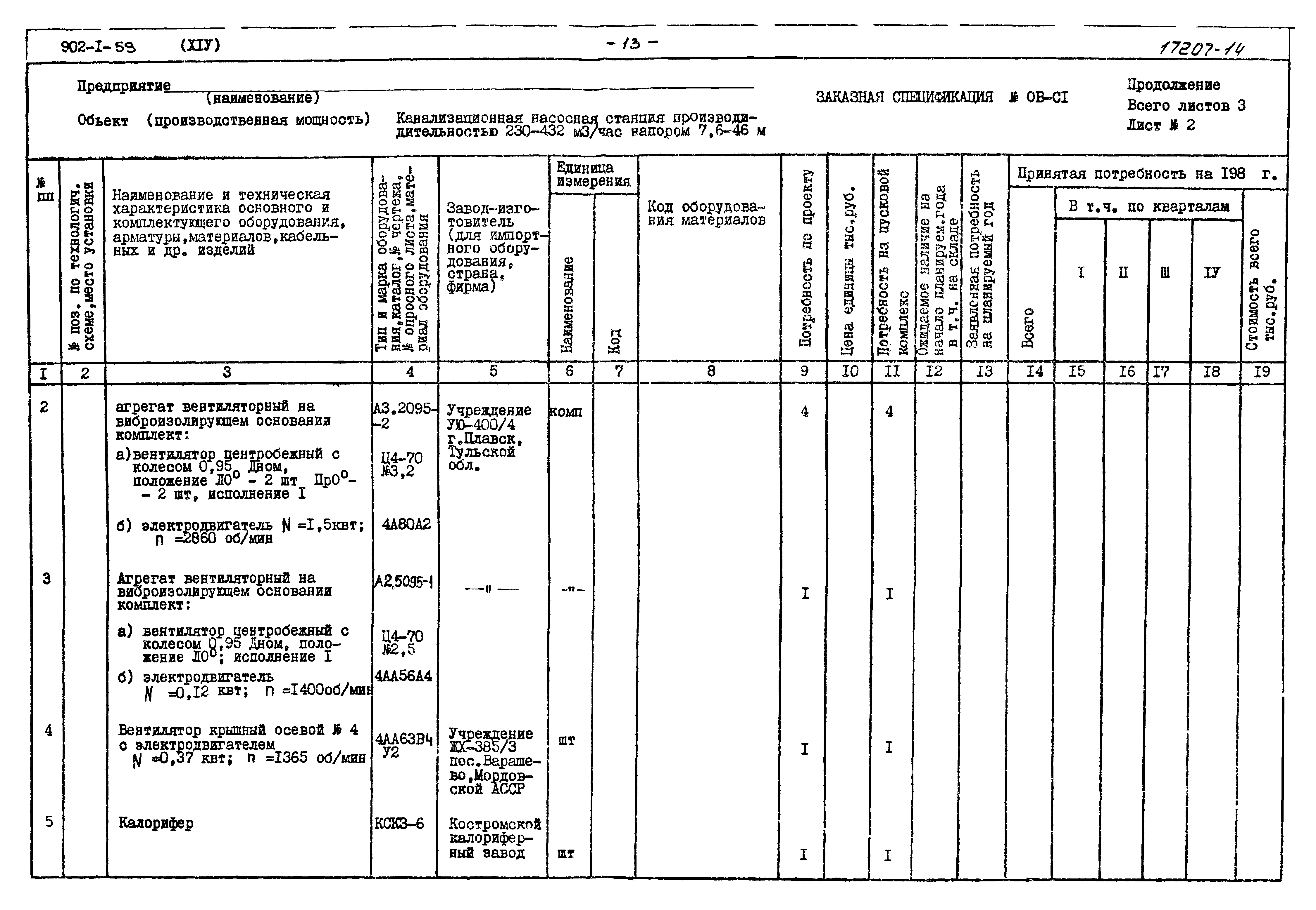 Типовой проект 902-1-59