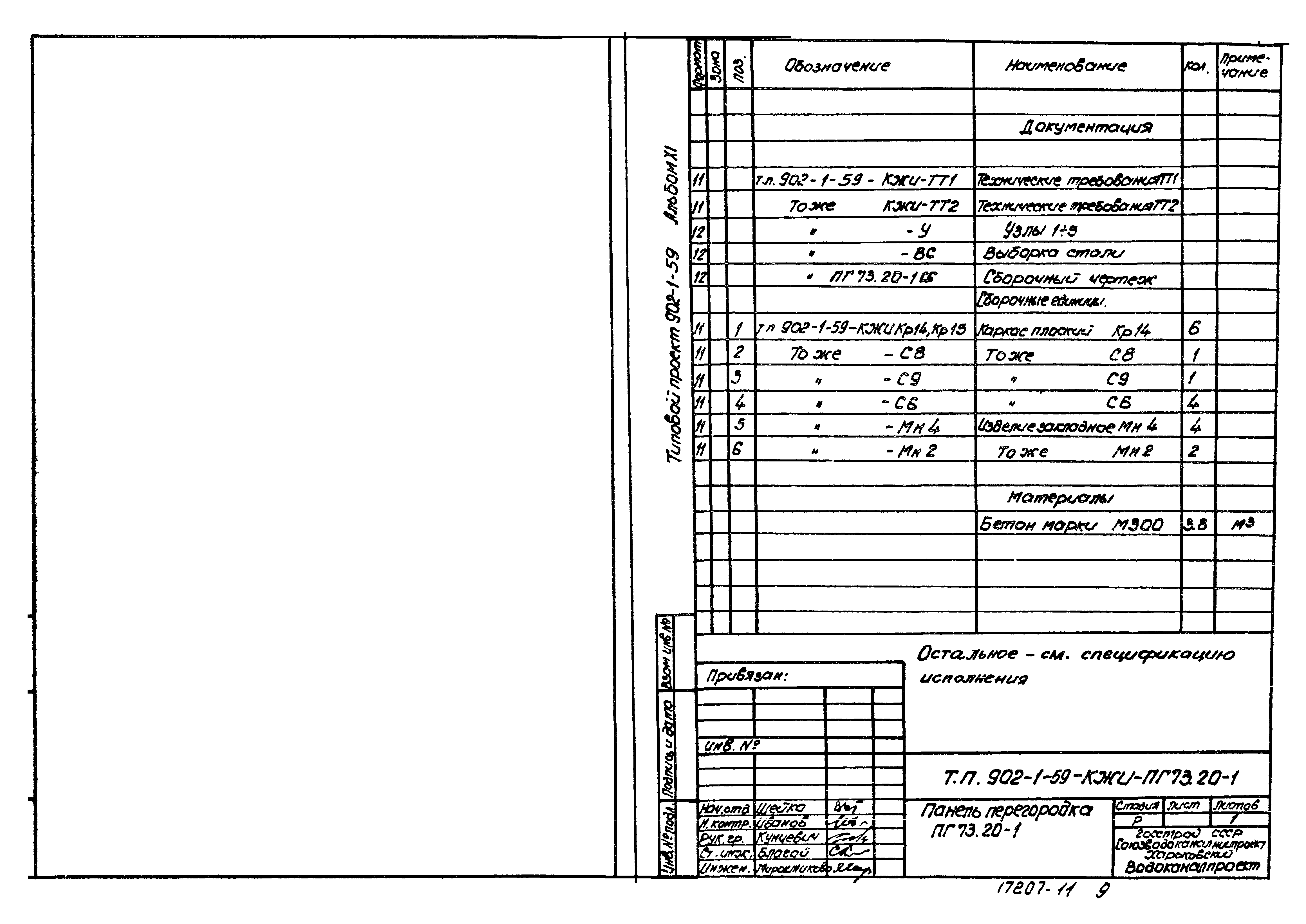 Типовой проект 902-1-59