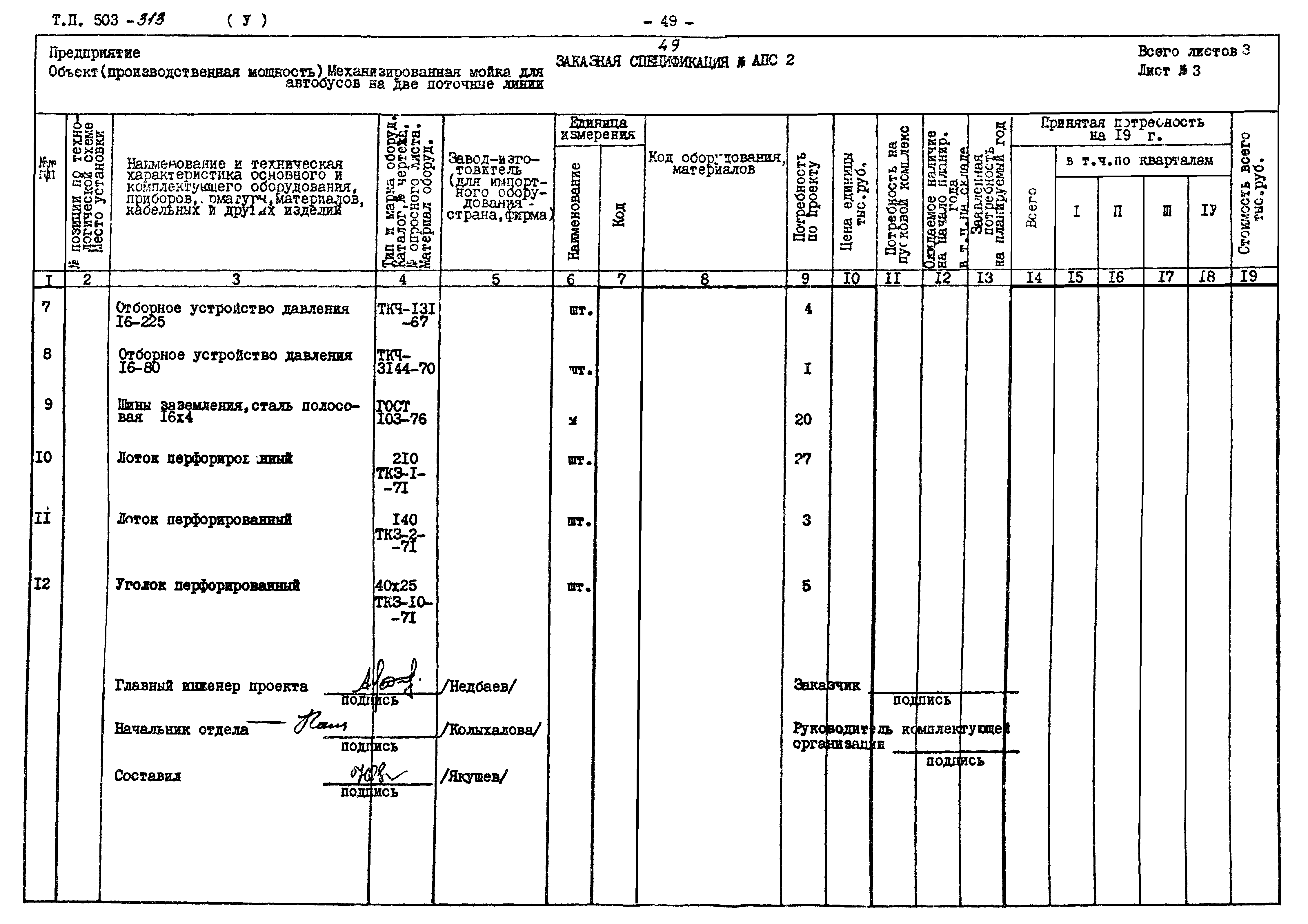 Типовой проект 503-313