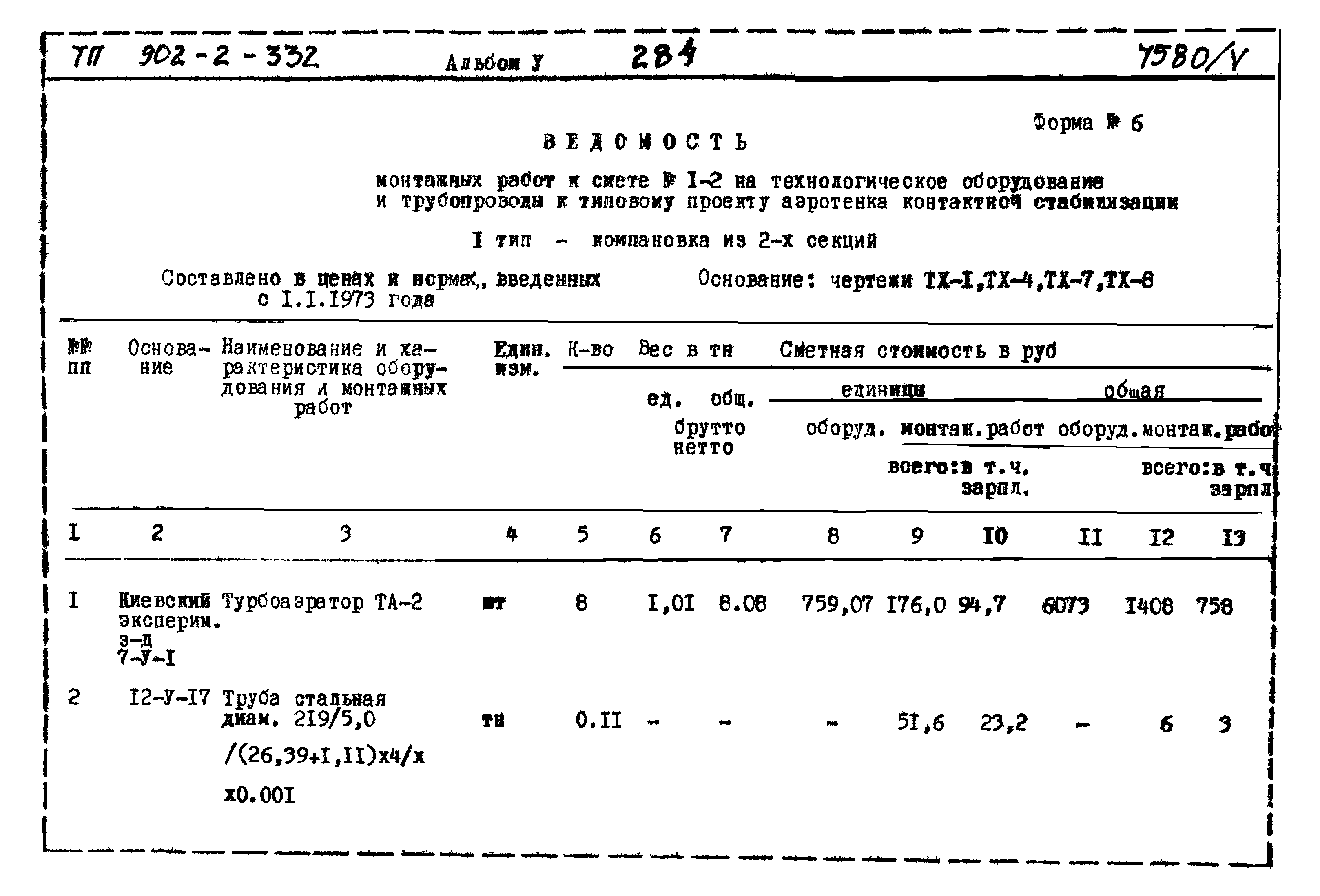 Типовой проект 902-2-332